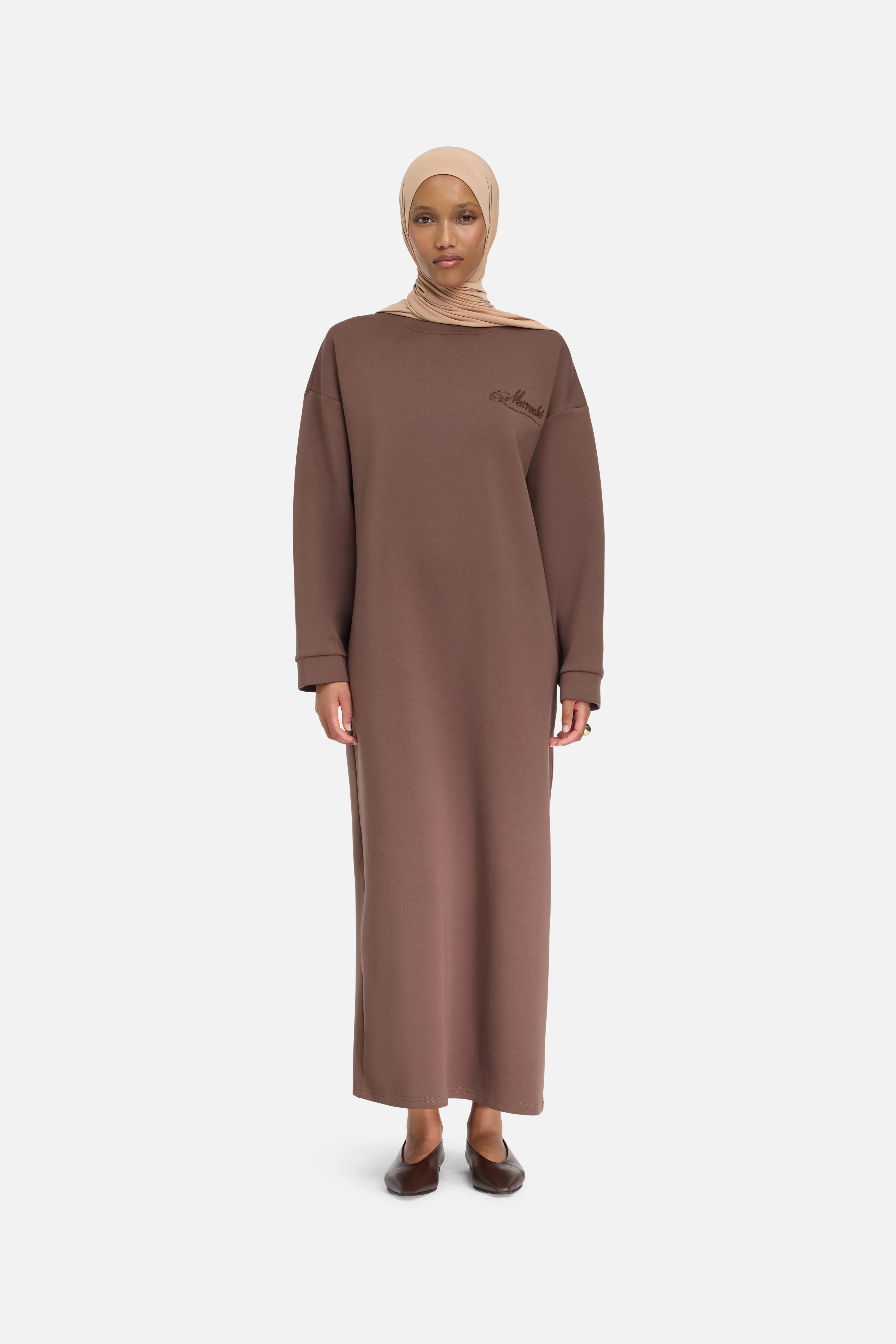 Comfy Sweater Dress | Chocolate