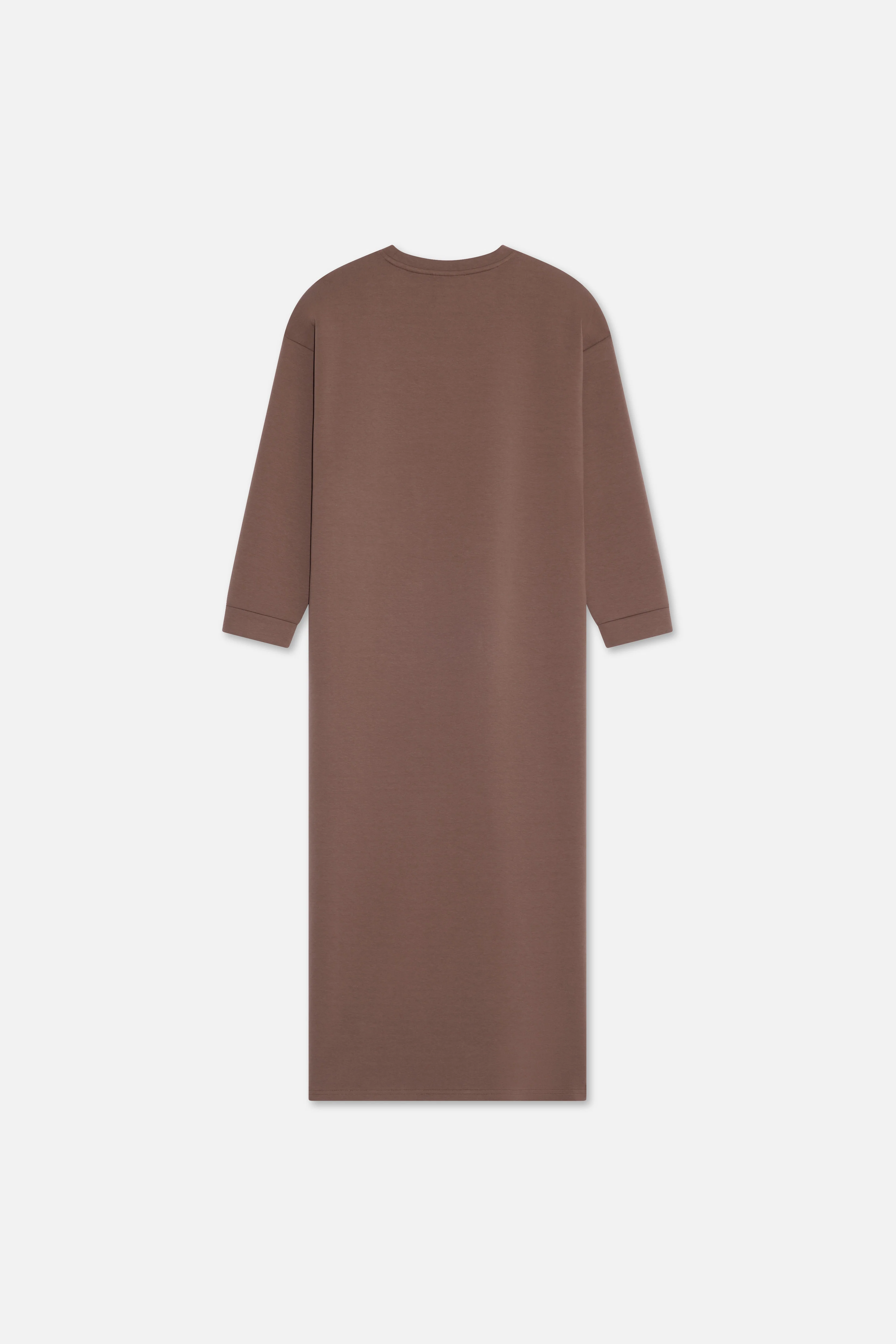 Comfy Sweater Dress | Chocolate - Image 6