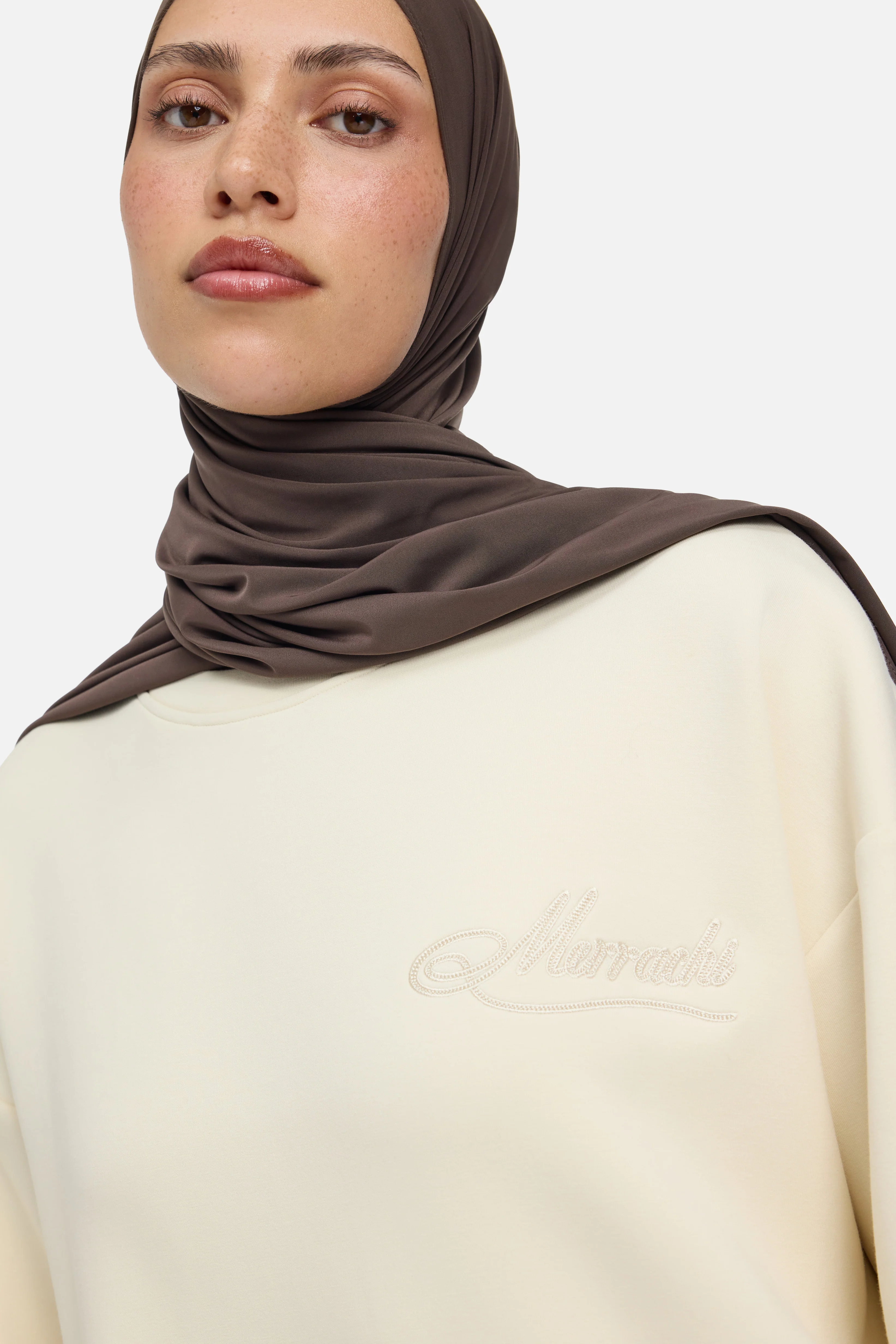 Comfy Sweater Dress | Cloud White - Image 3