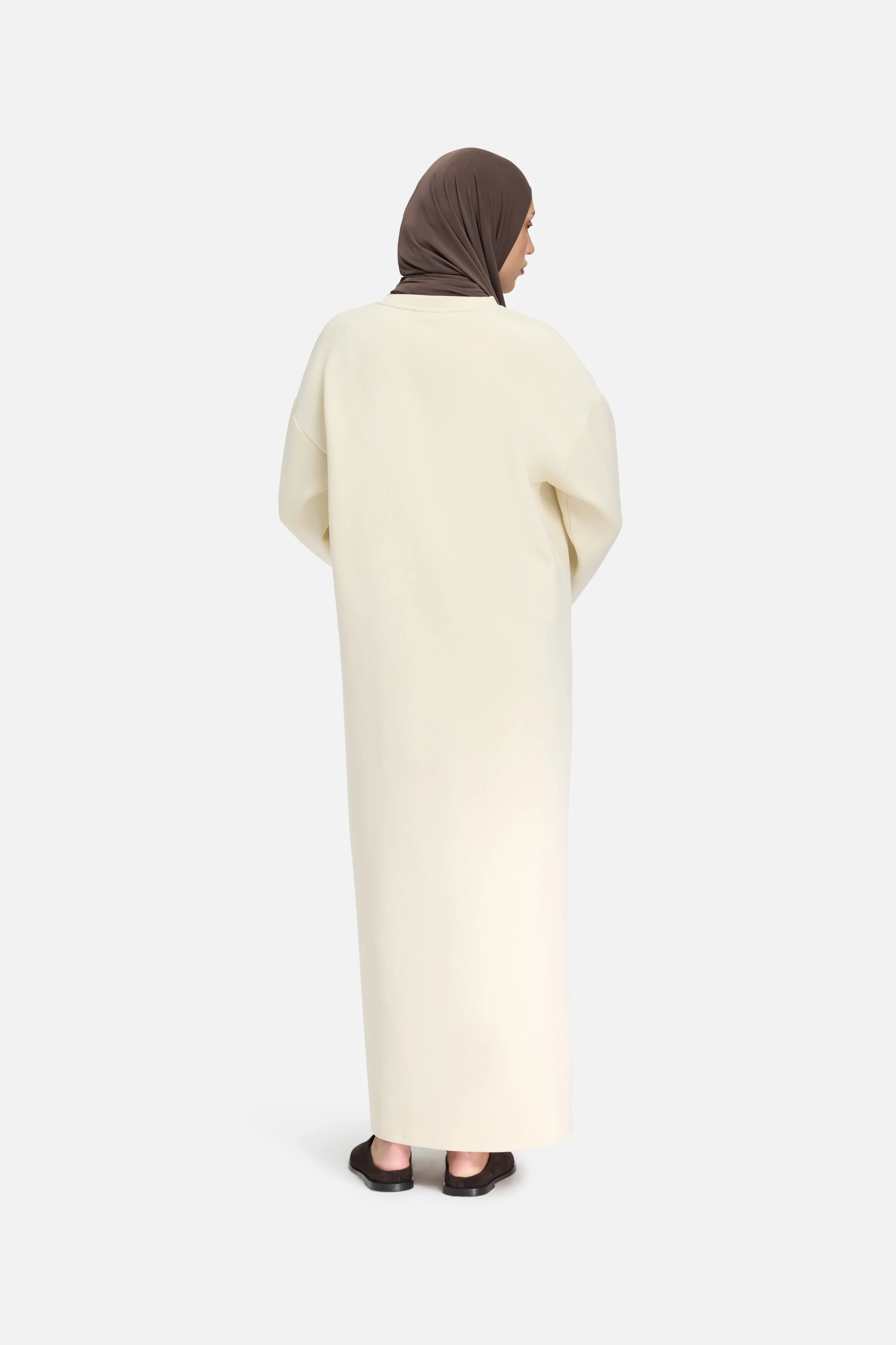 Comfy Sweater Dress | Cloud White - Image 4
