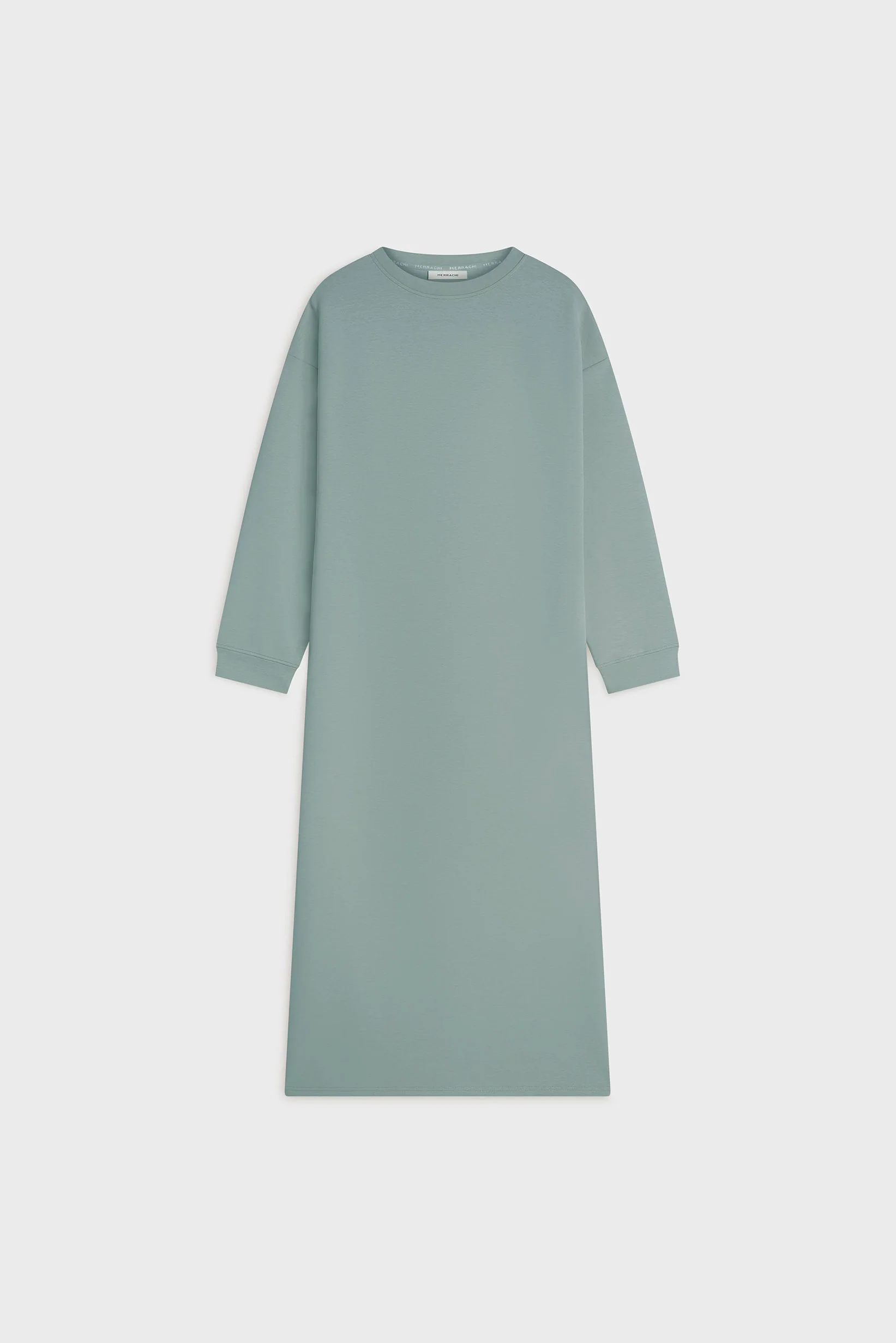 Comfy Sweater Dress | Silver Blue - Image 3