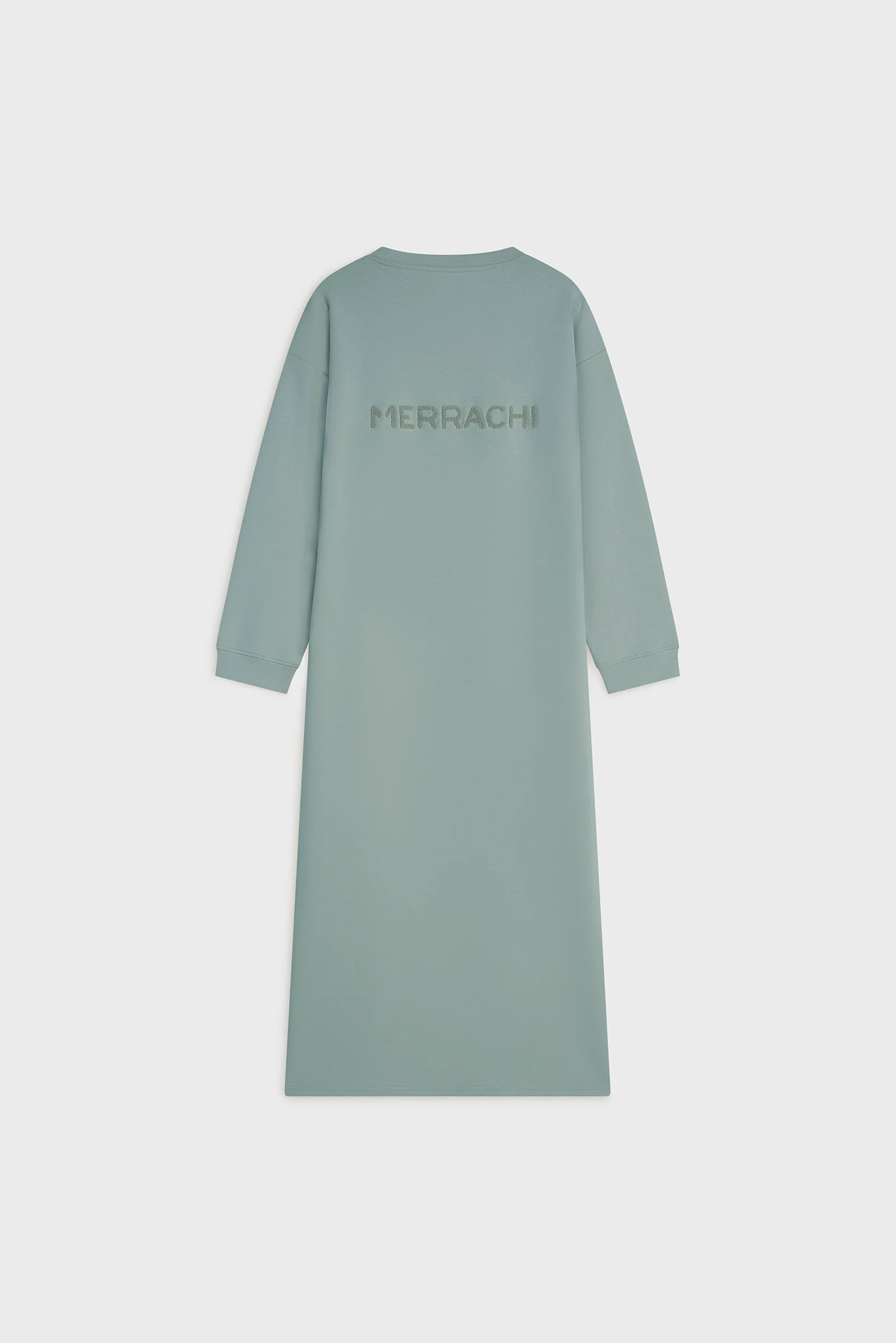 Comfy Sweater Dress | Silver Blue - Image 4