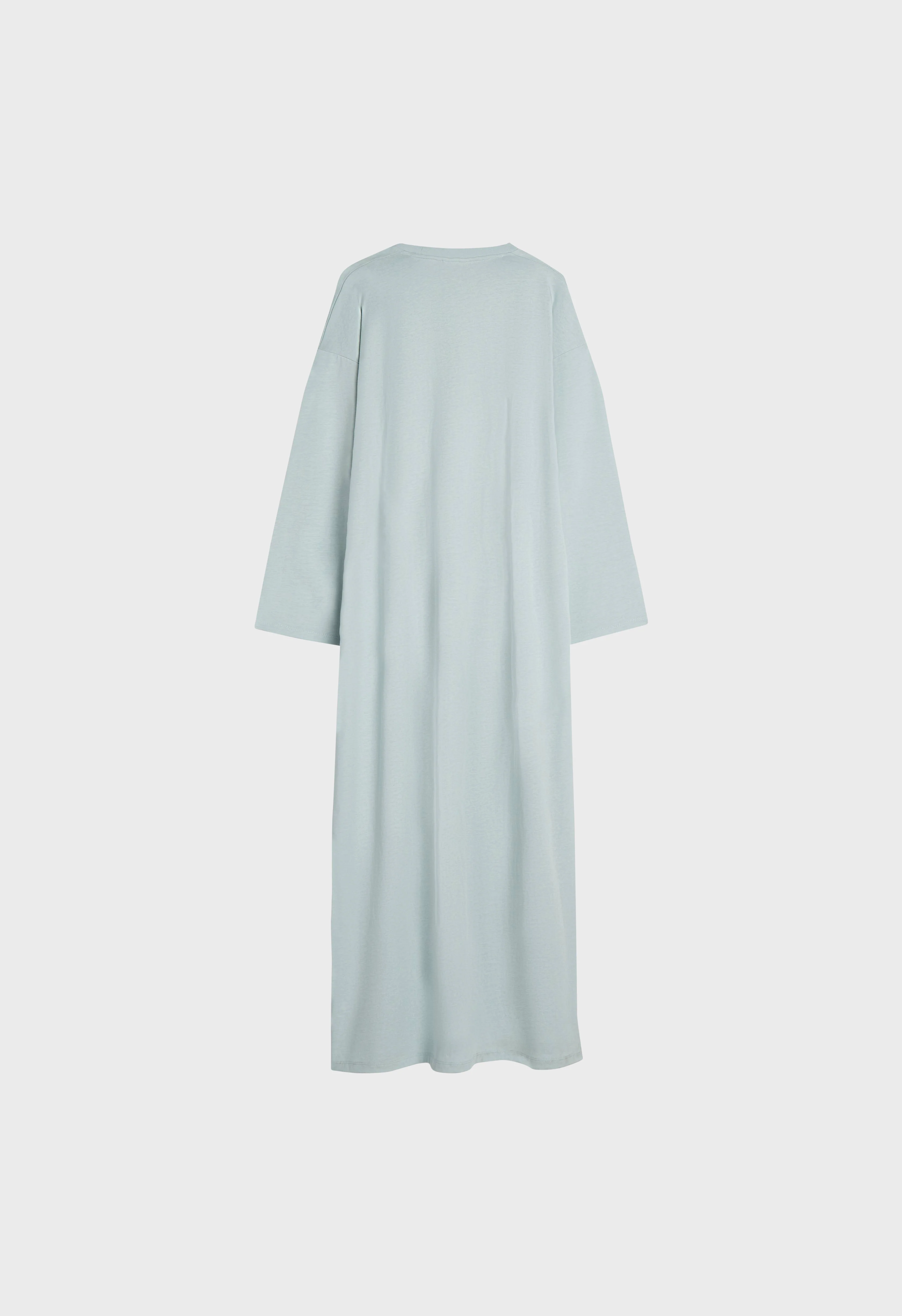 Cotton Tee Dress | Light Blue - Image 4