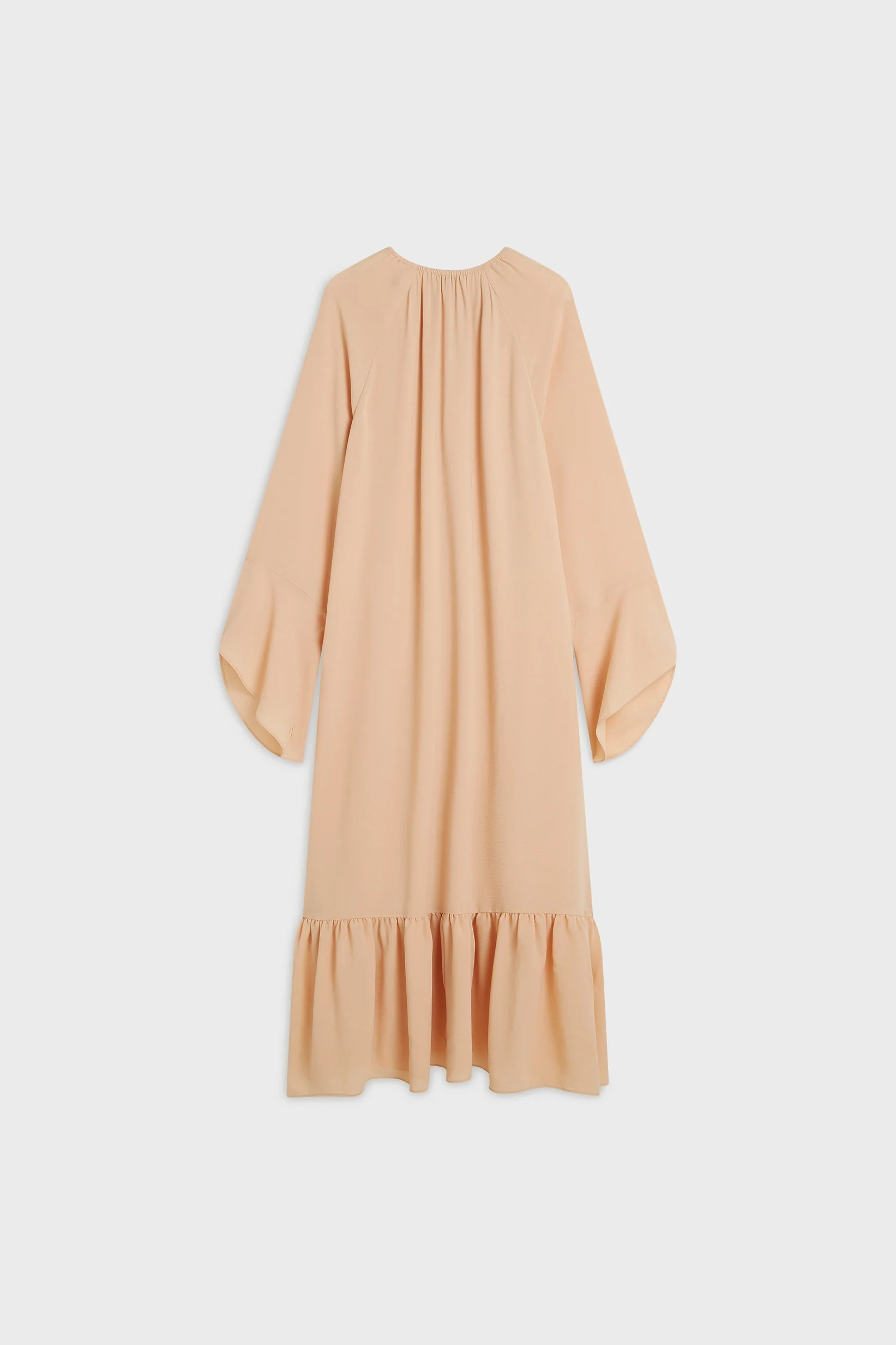 Crepe Dress | Beige Rose - Image 5