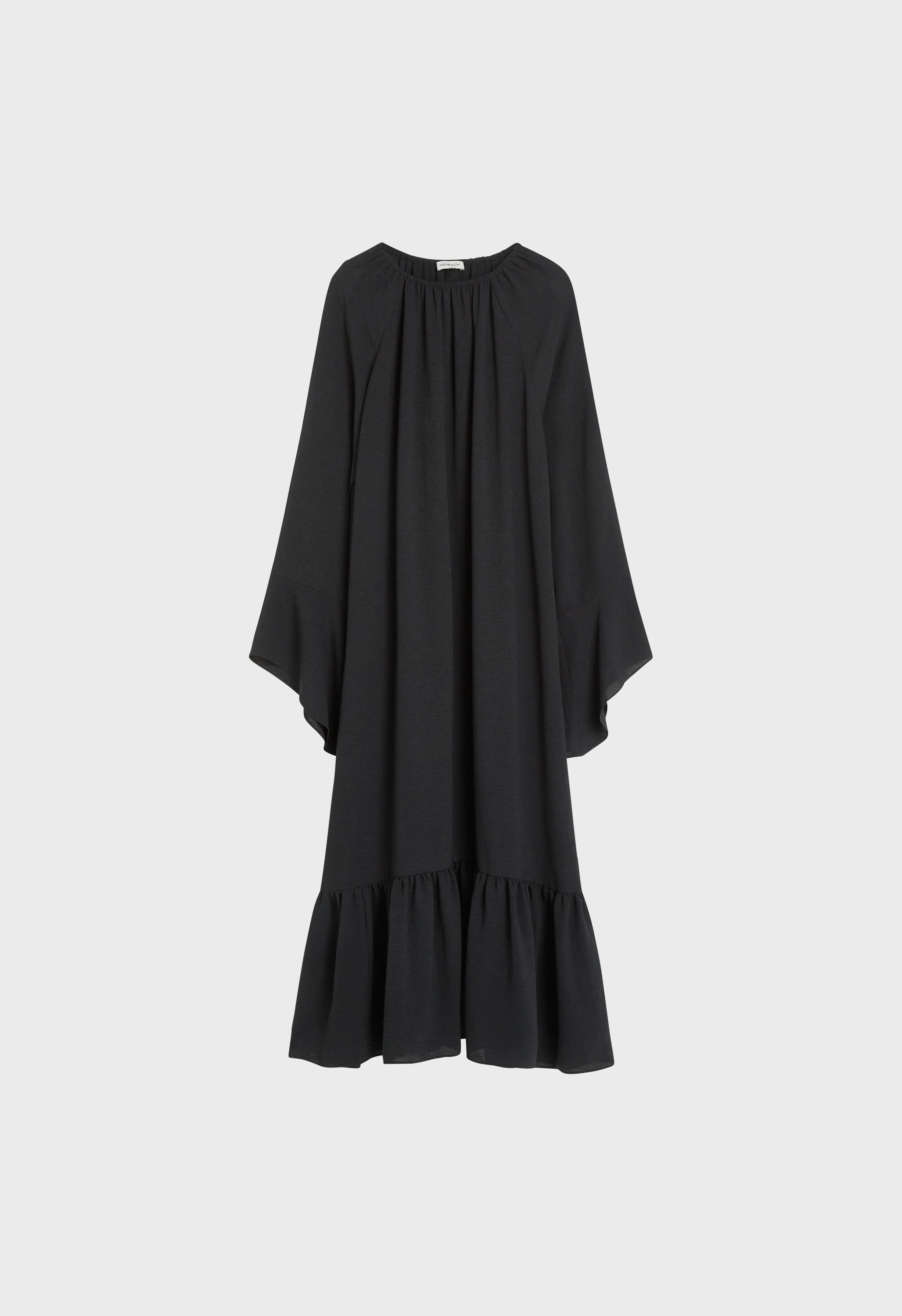 Crepe Dress | Black - Image 3