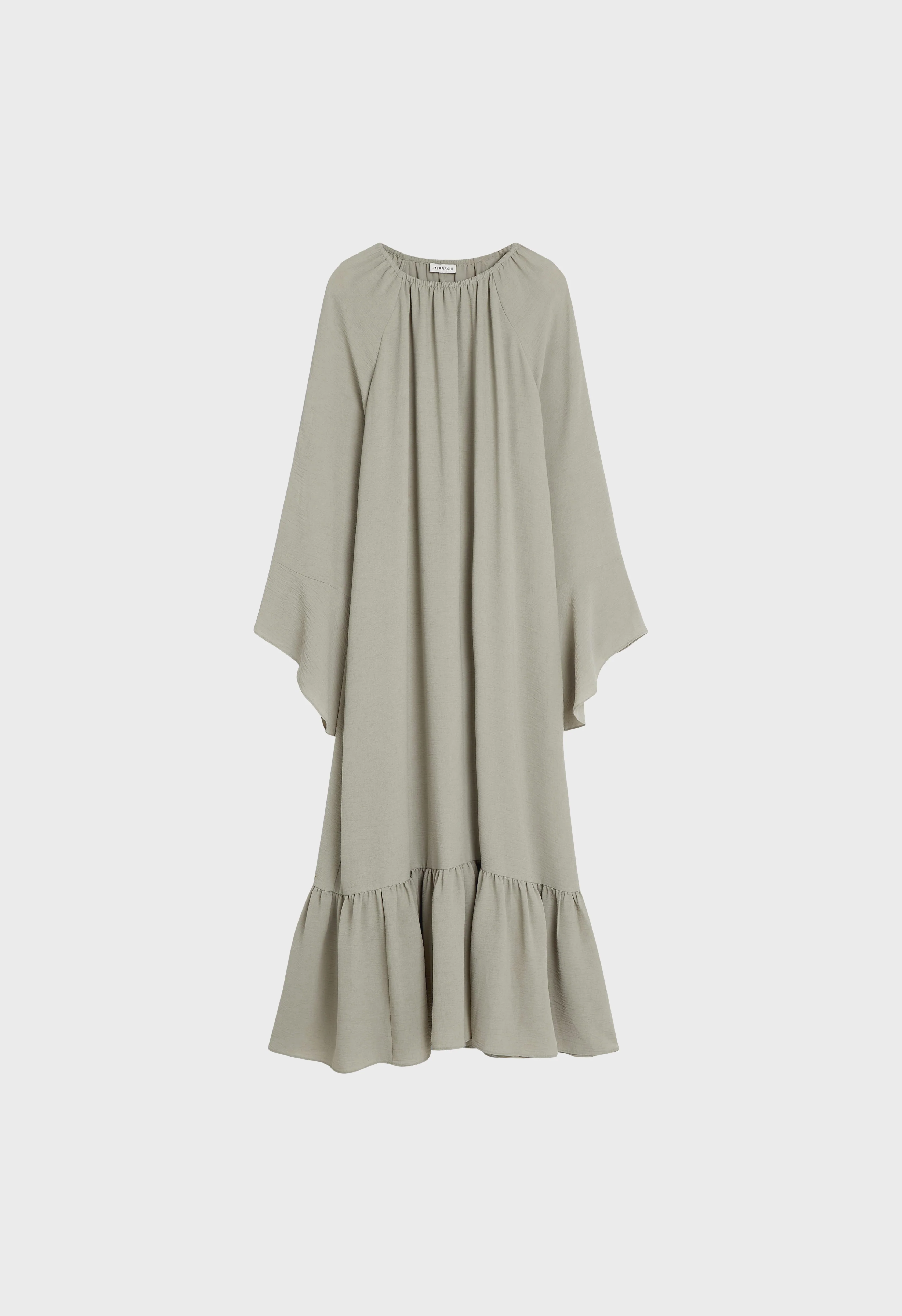 Crepe Dress | Sage - Image 3