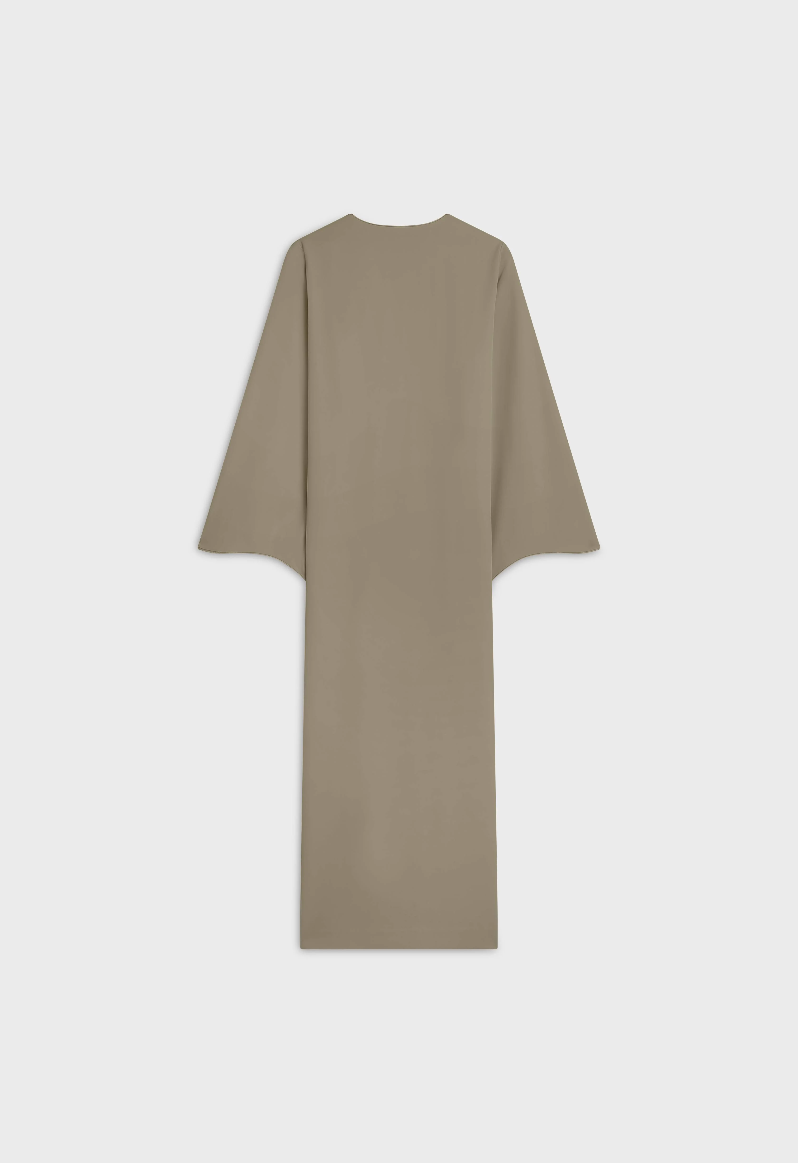 Curved Edge Abaya | Desert Brown - Image 4