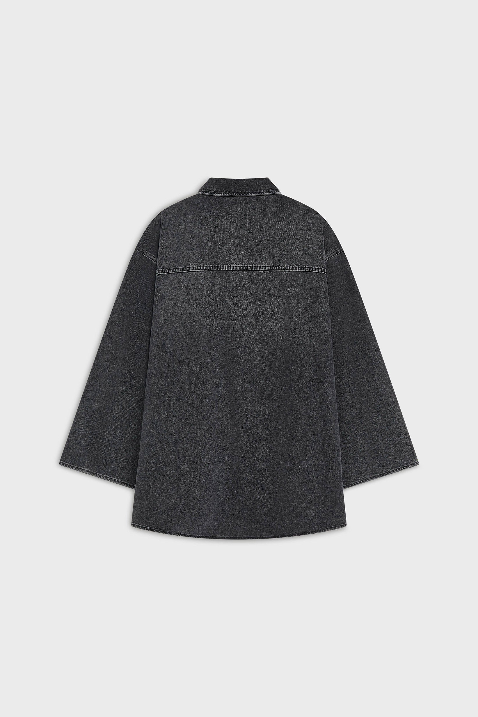 Denim Shirt | Washed Black - Image 4