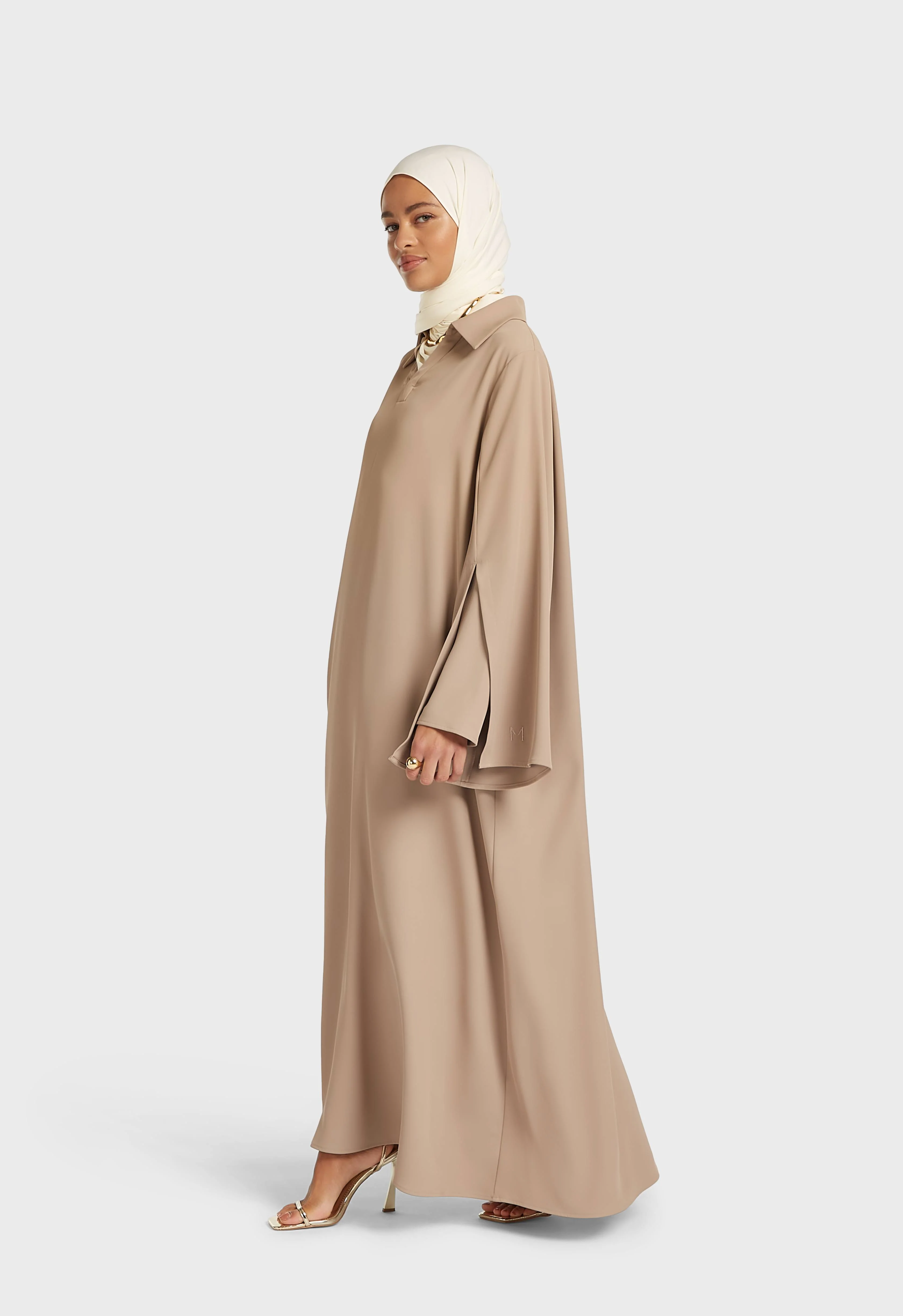 Double Sleeve Dress | Dark Pearl - Image 2