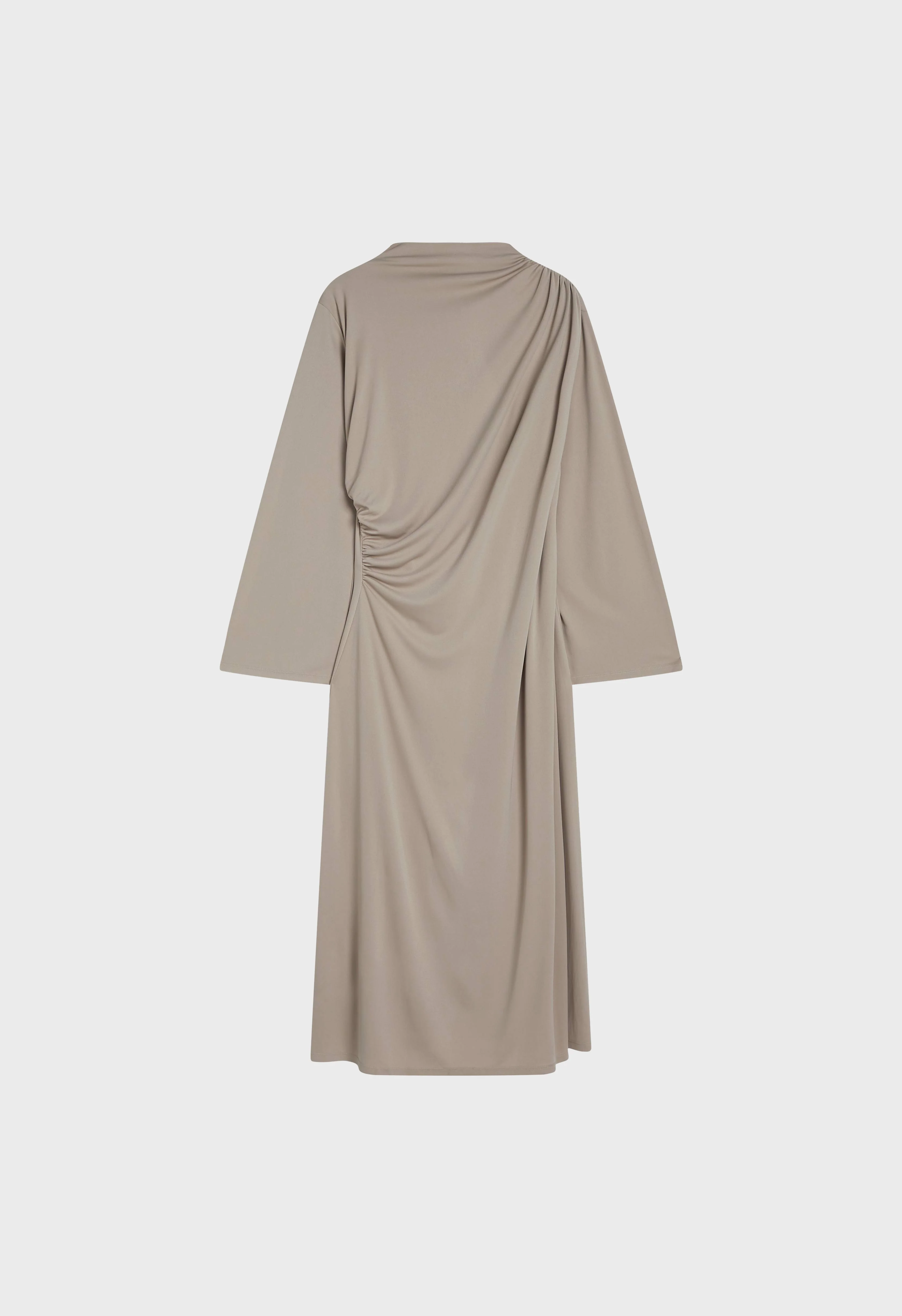 Draped Jersey Dress | Cashmere - Image 4