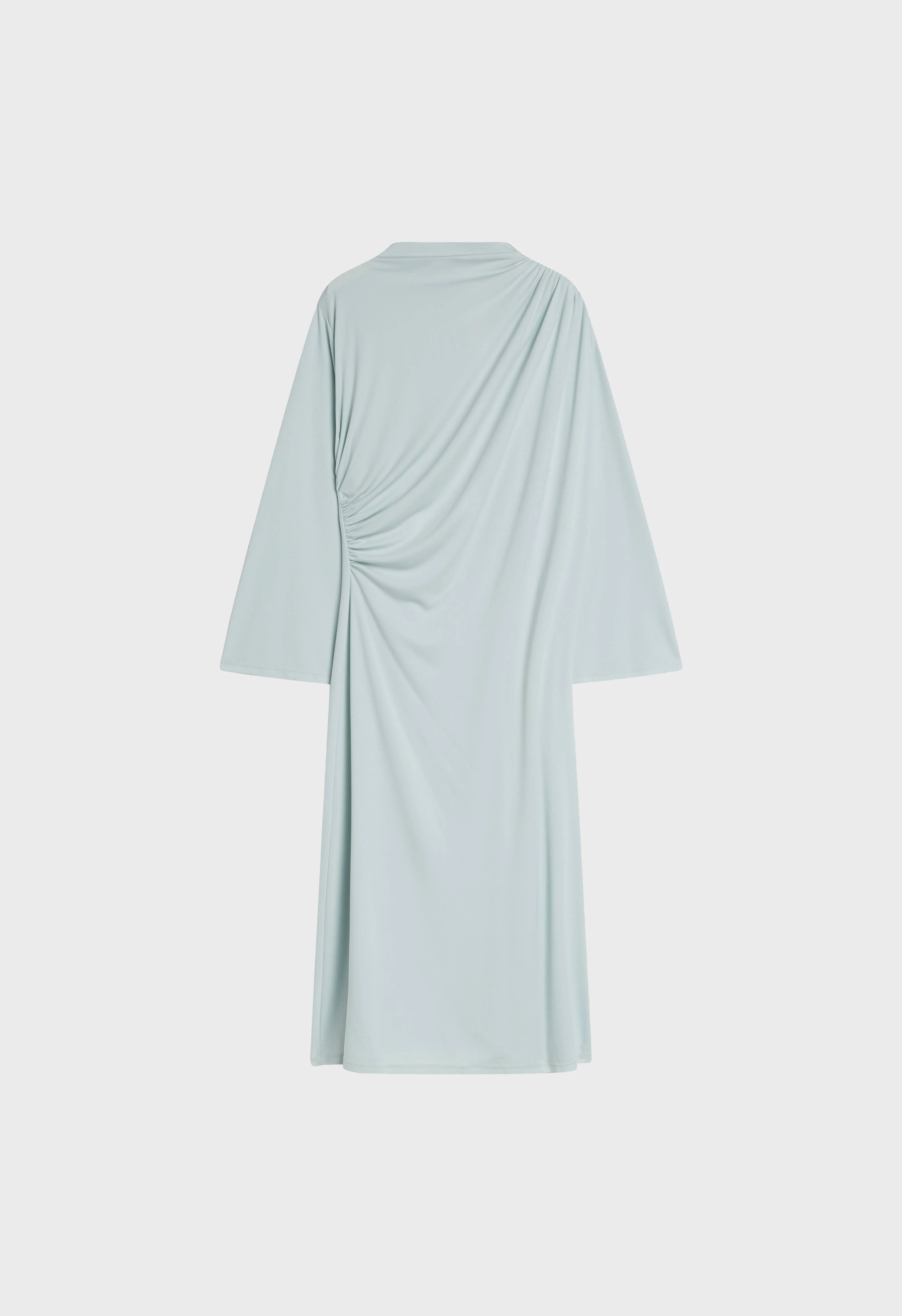 Draped Jersey Dress | Ice Blue - Image 3