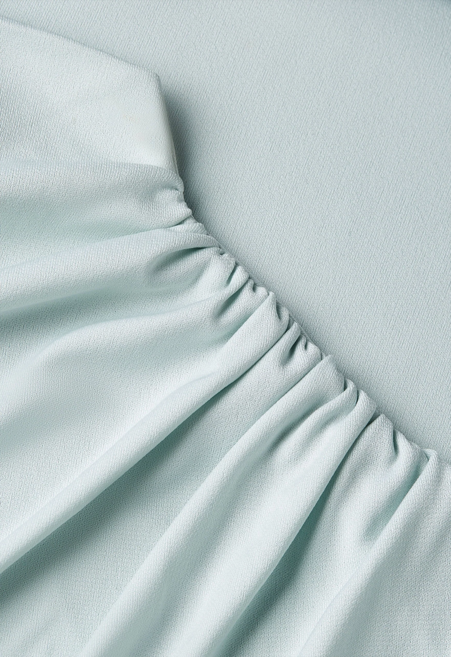 Draped Jersey Dress | Ice Blue - Image 5