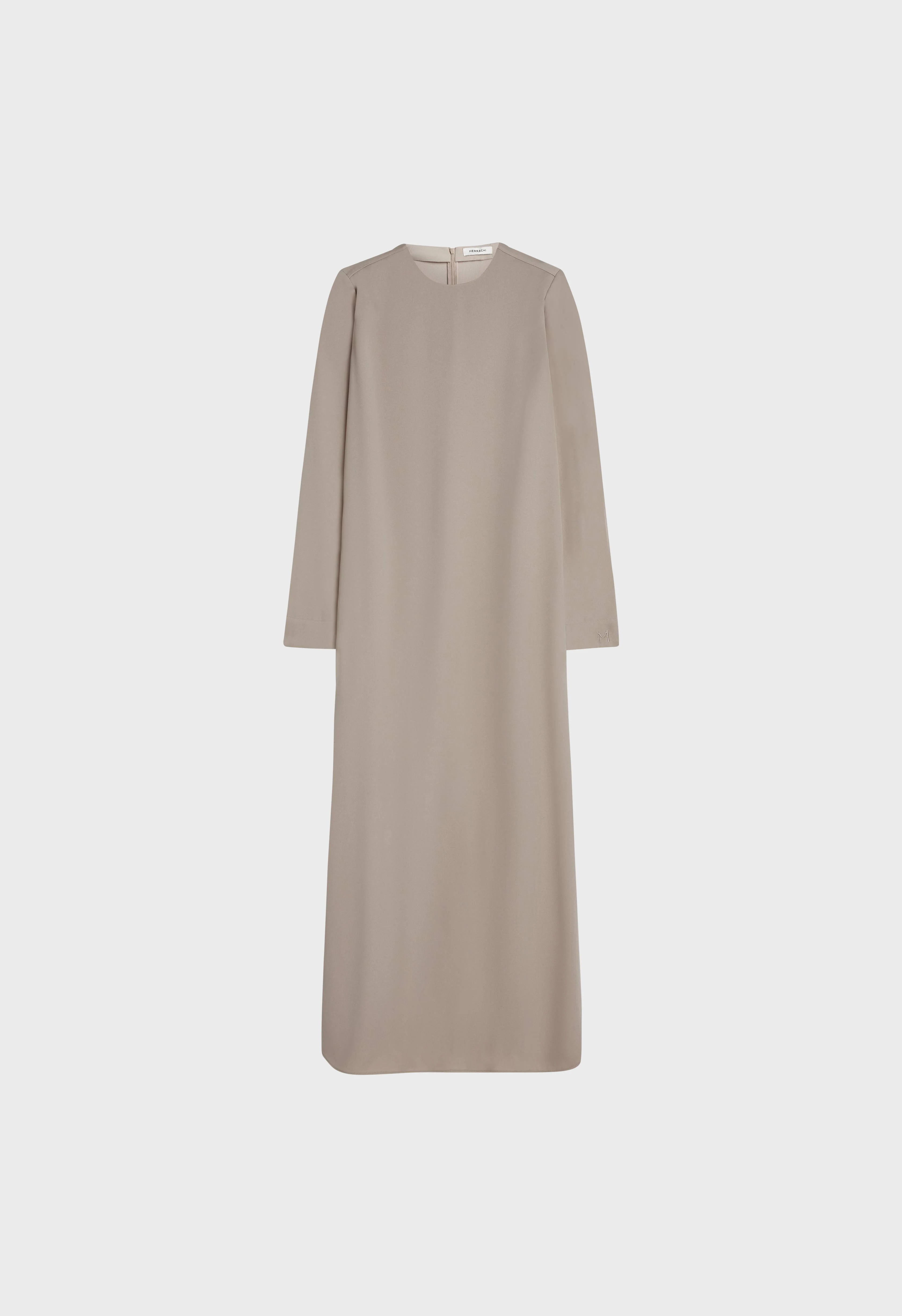 Dull Satin Dress | Cashmere - Image 3