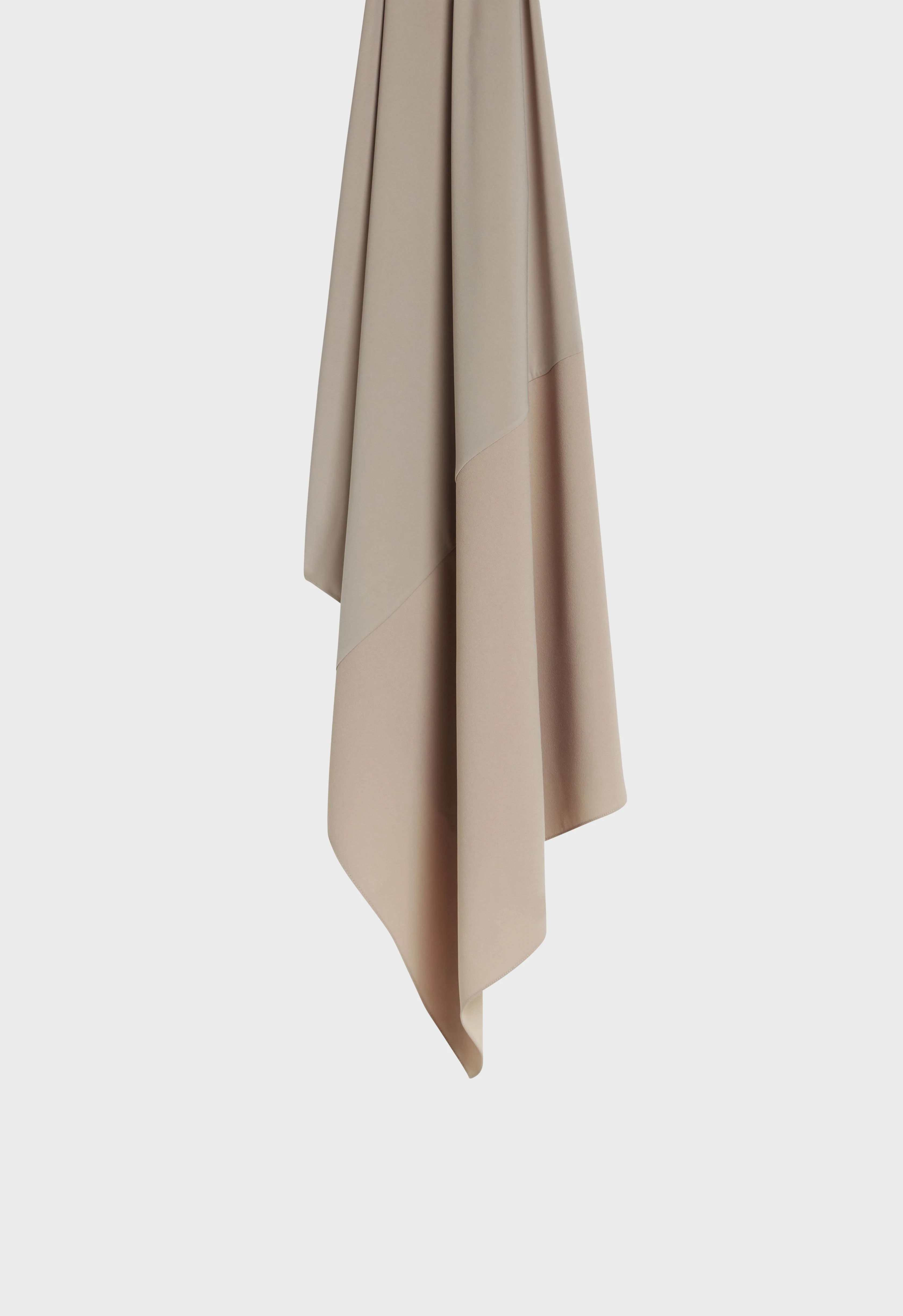 Dull Satin Edge Scarf | Cashmere - Image 3