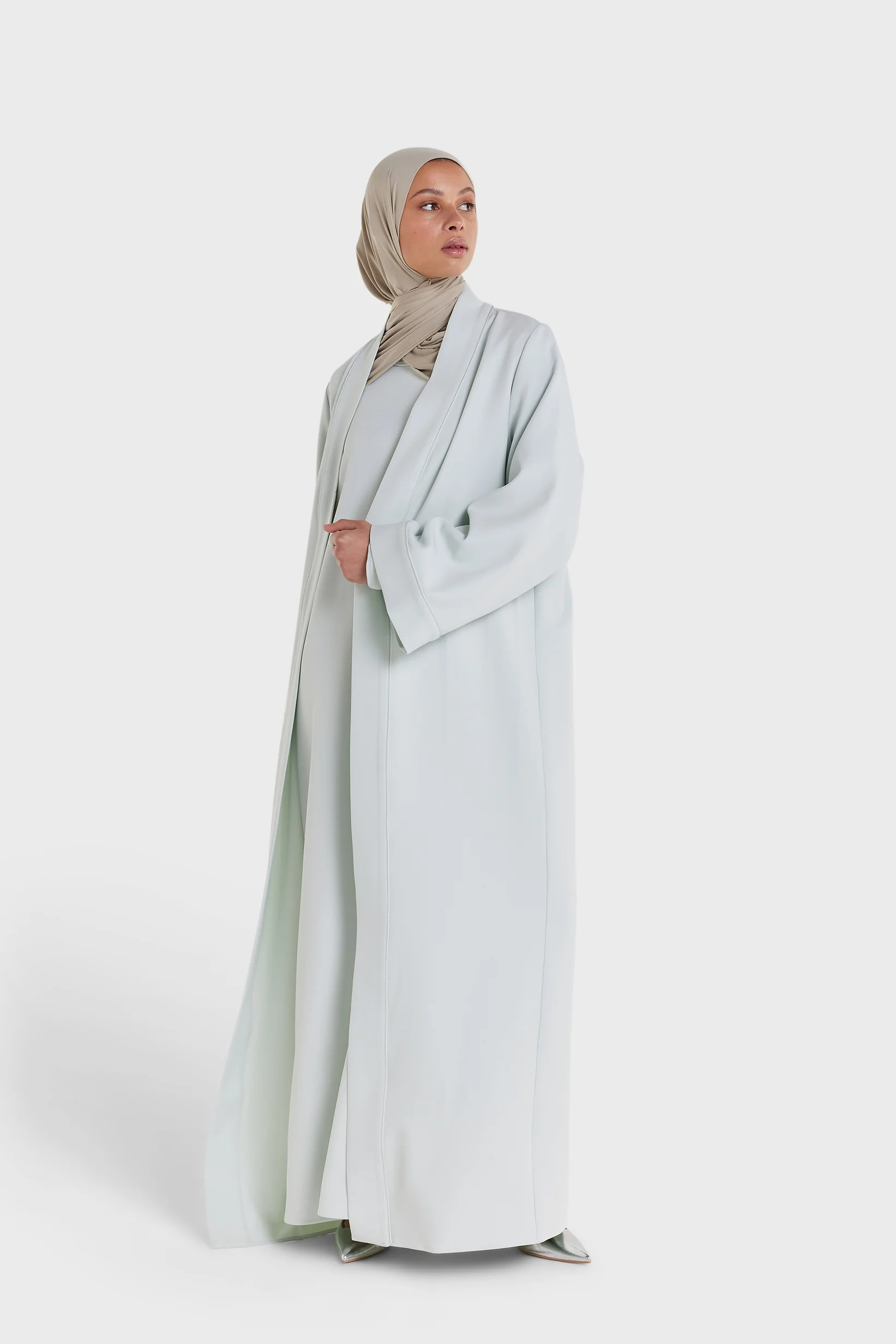 Essential Abaya | Ice Blue - Image 2