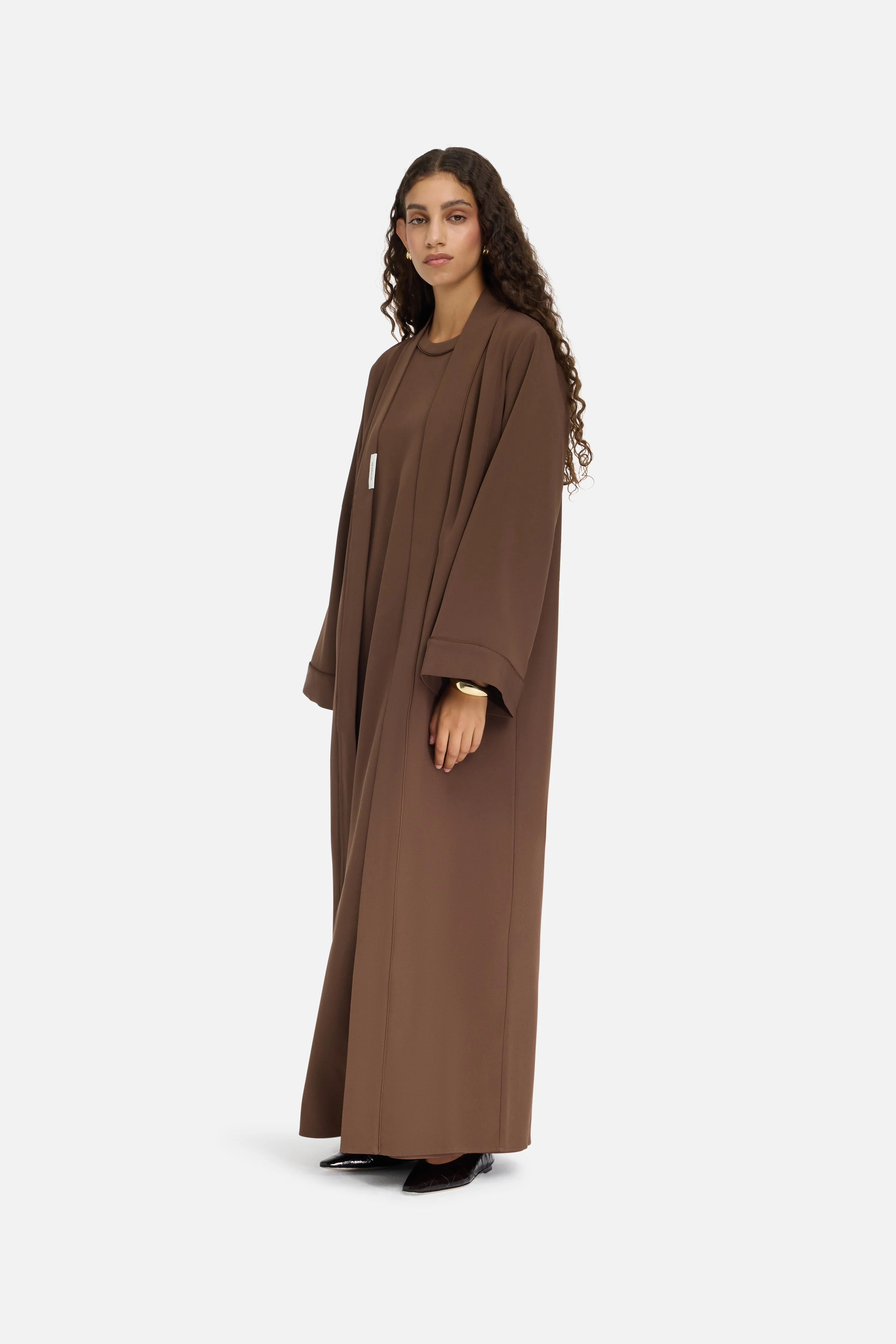 Essential Abaya Regular | Chocolate - Image 2