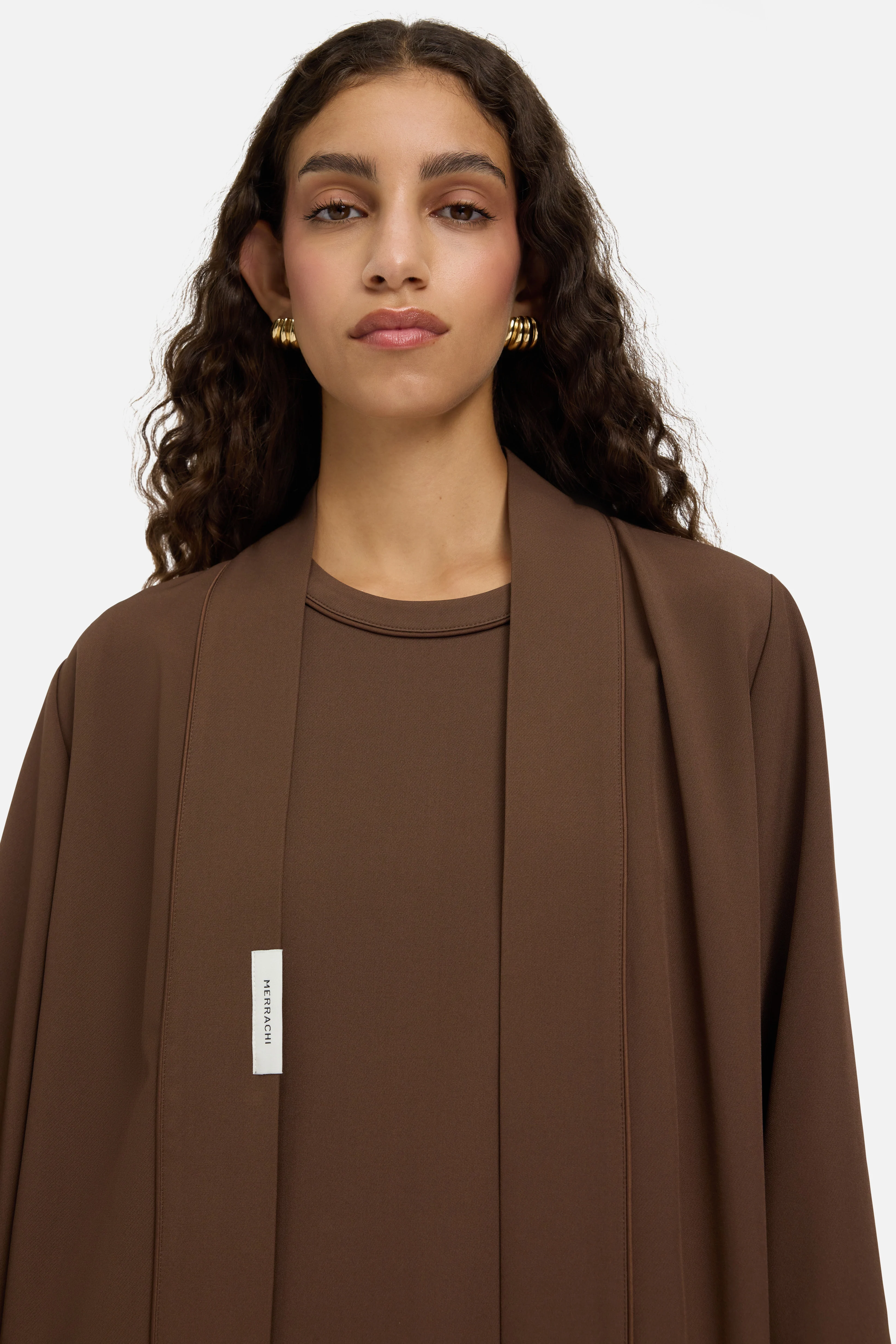 Essential Abaya Regular | Chocolate - Image 3