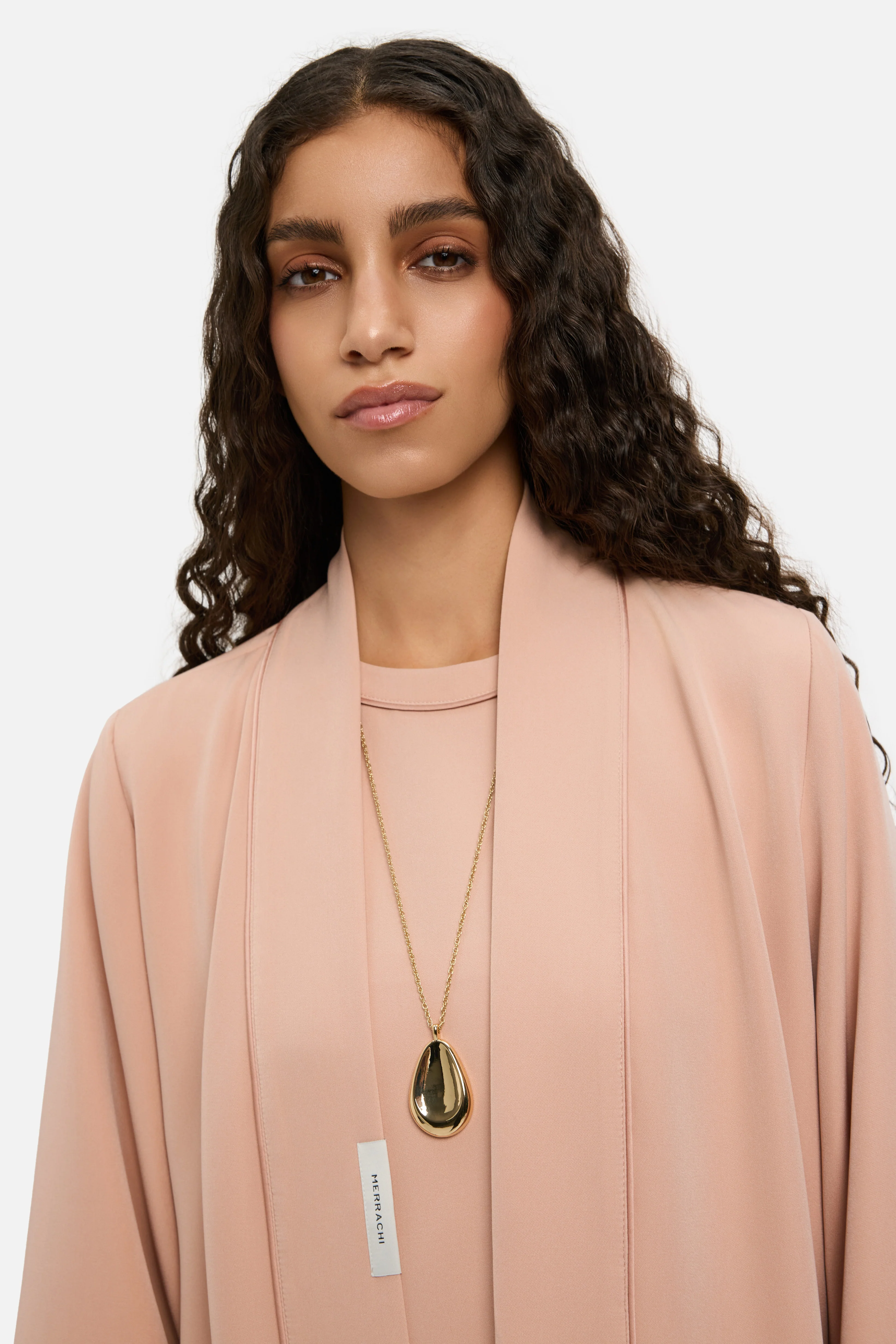 Essential Abaya Light Regular | Deep Rose - Image 3