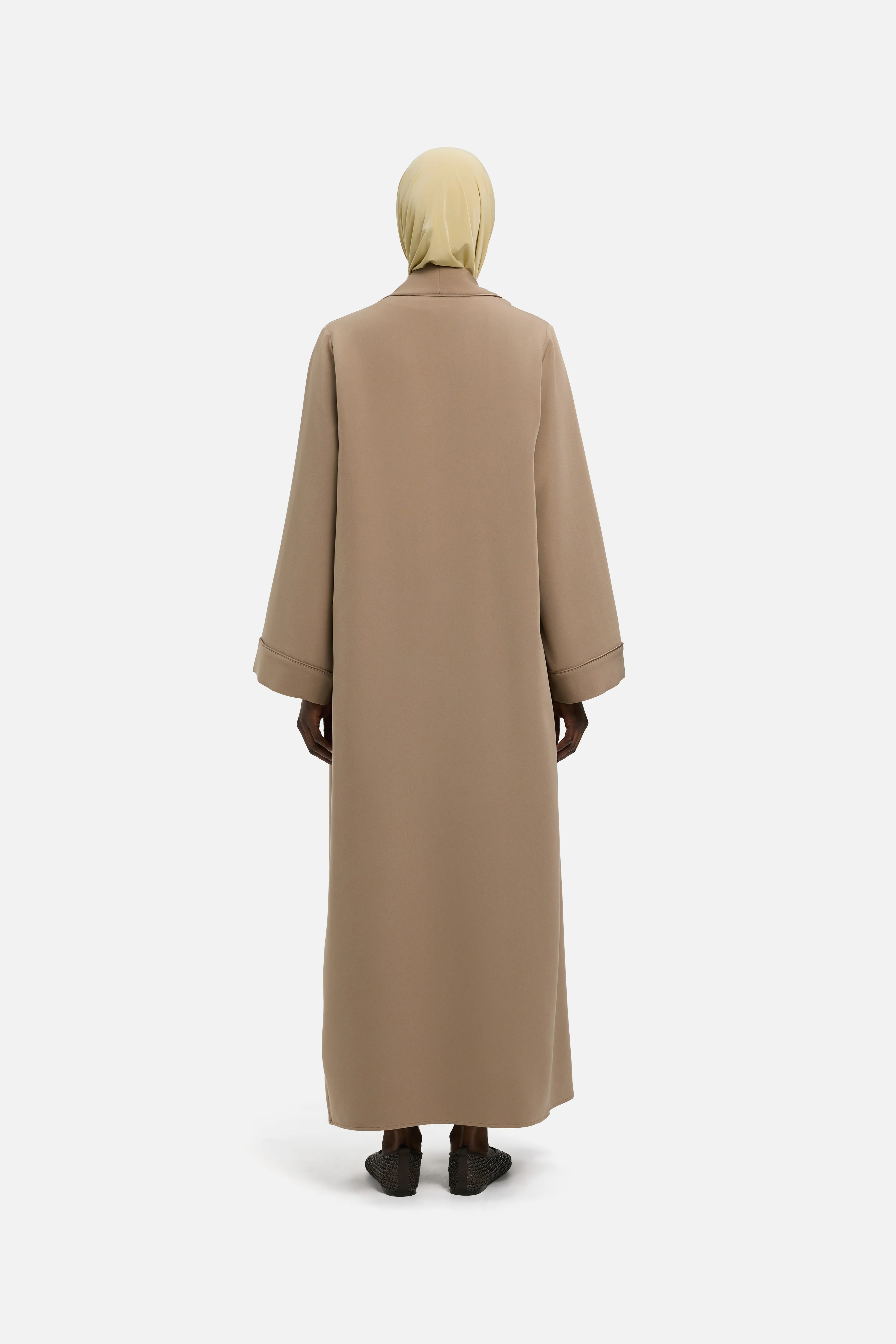Essential Abaya Light Regular | Khaki - Image 3