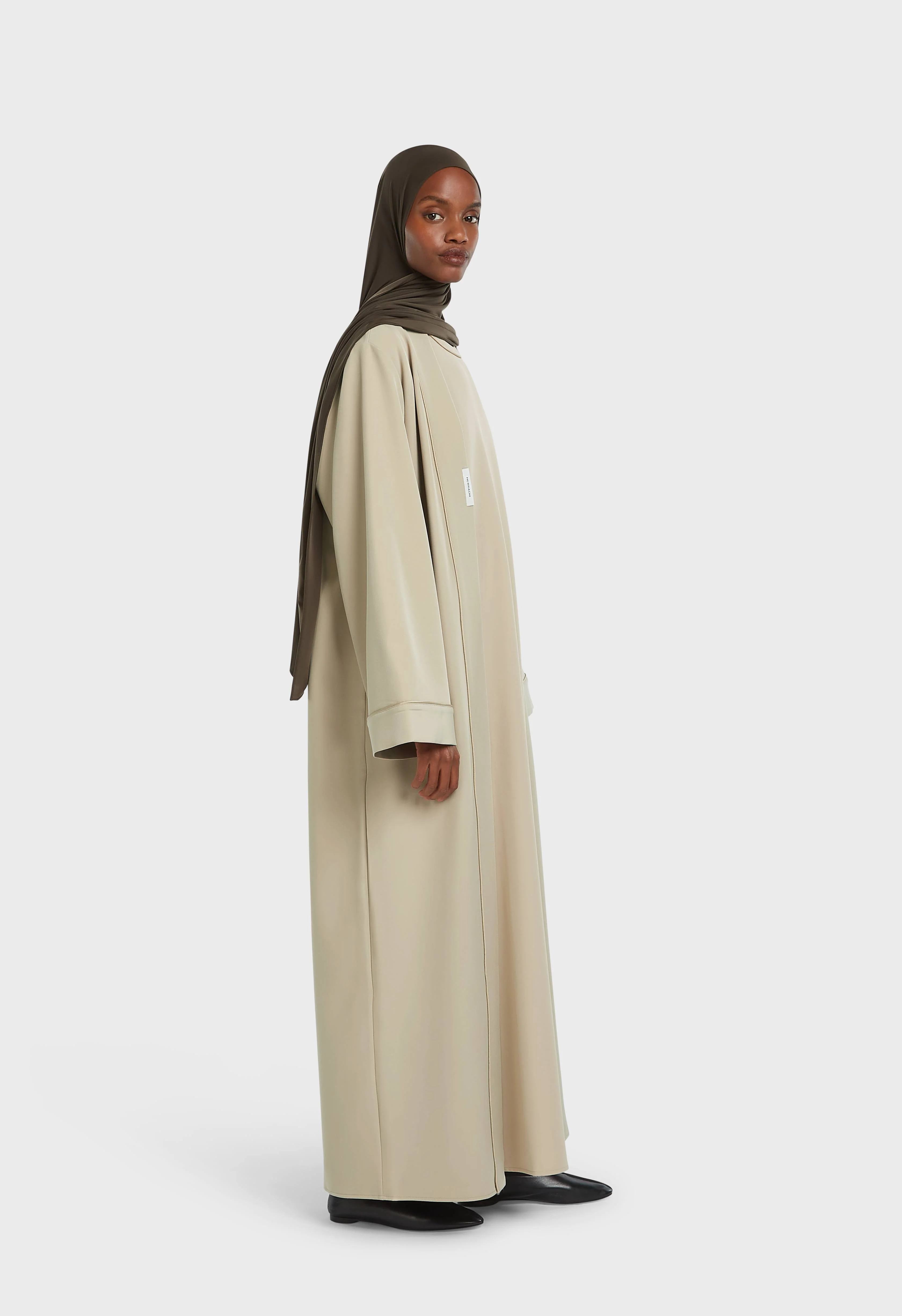 Essential Abaya Regular | Mocha - Image 2