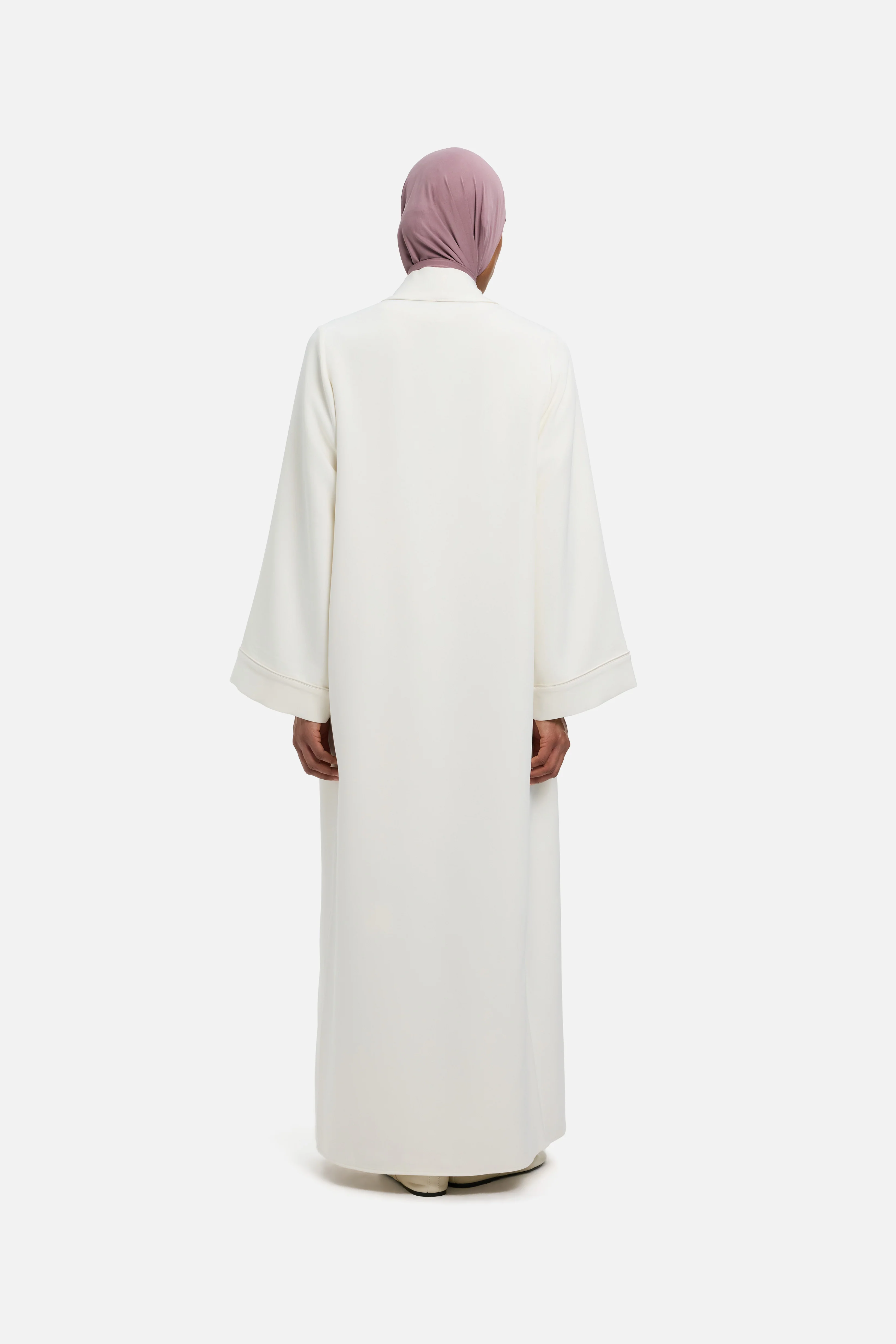 Essential Abaya Light Regular | Off White - Image 3