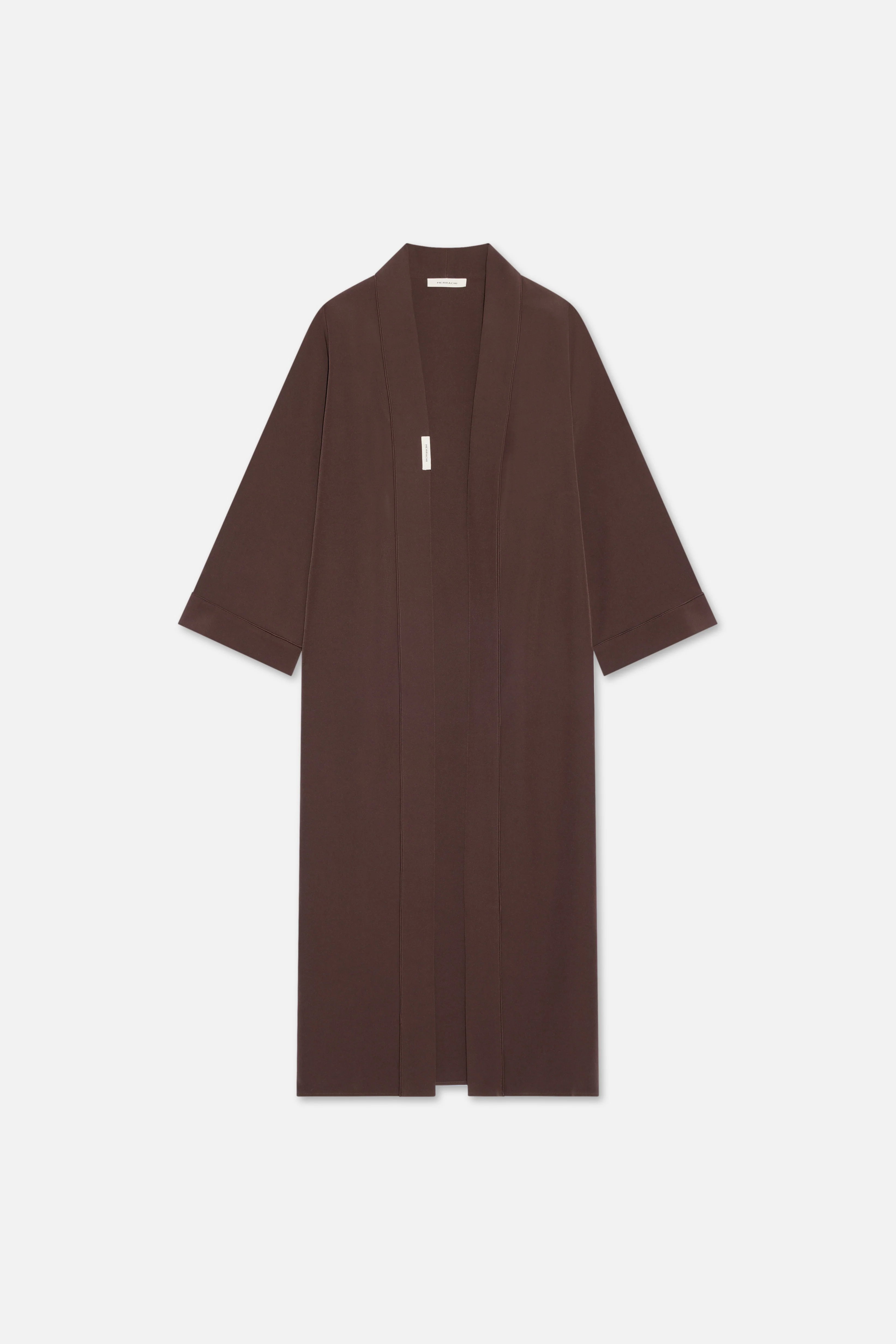 Essential Abaya Short | Dark Brown - Image 5