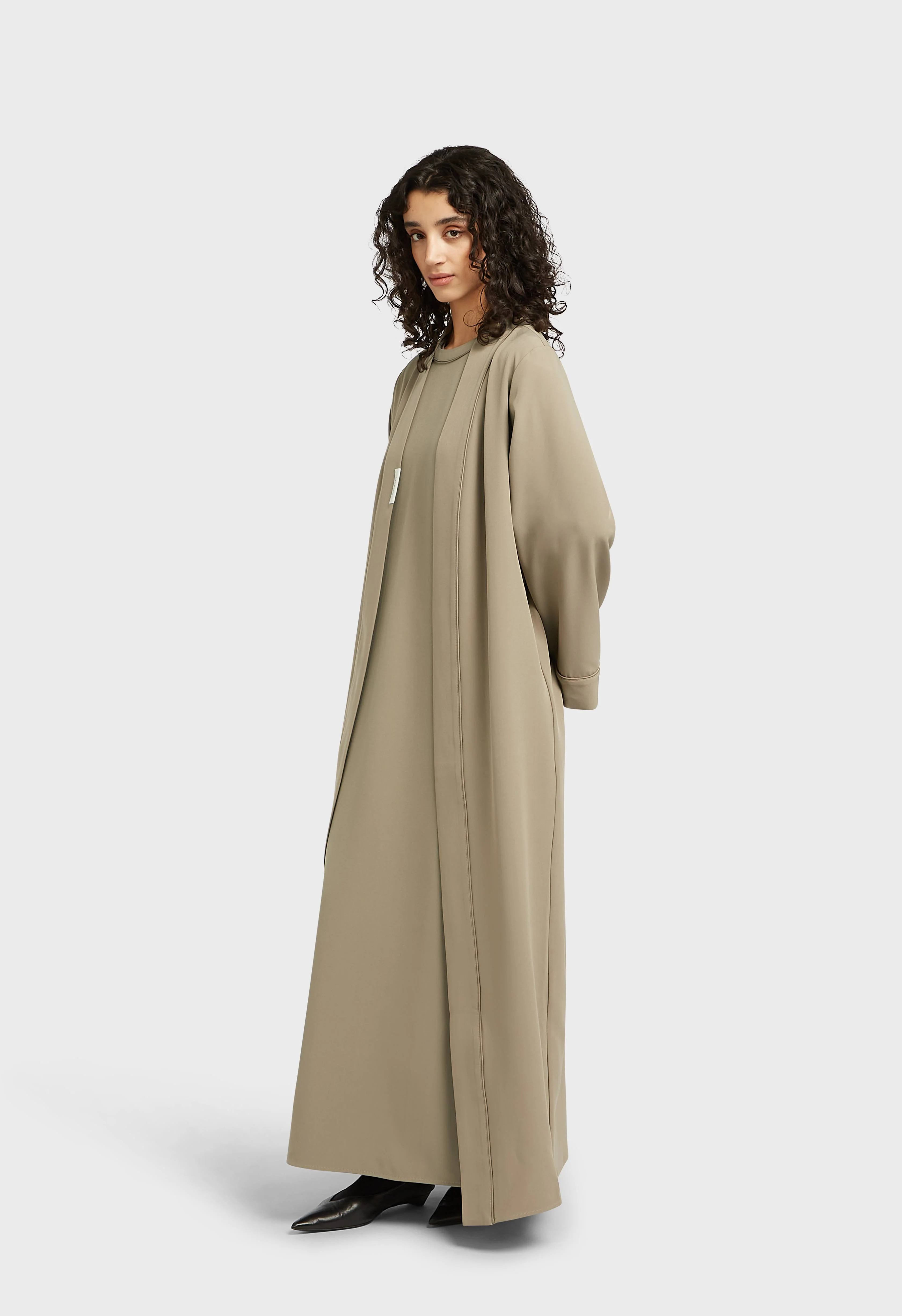 Essential Abaya  Short | Desert Brown - Image 2