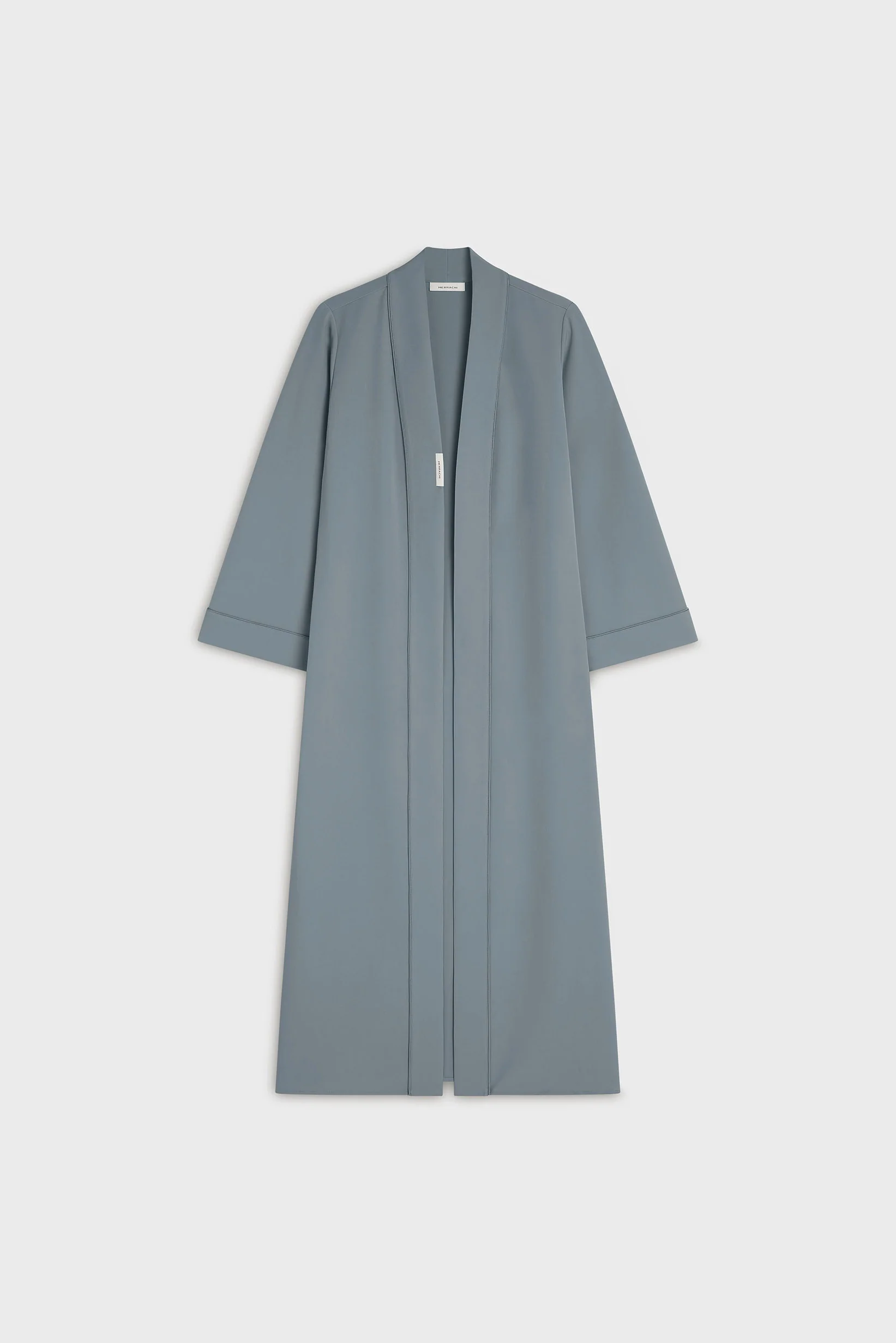 Essential Abaya  Short | Dusty Indigo - Image 3