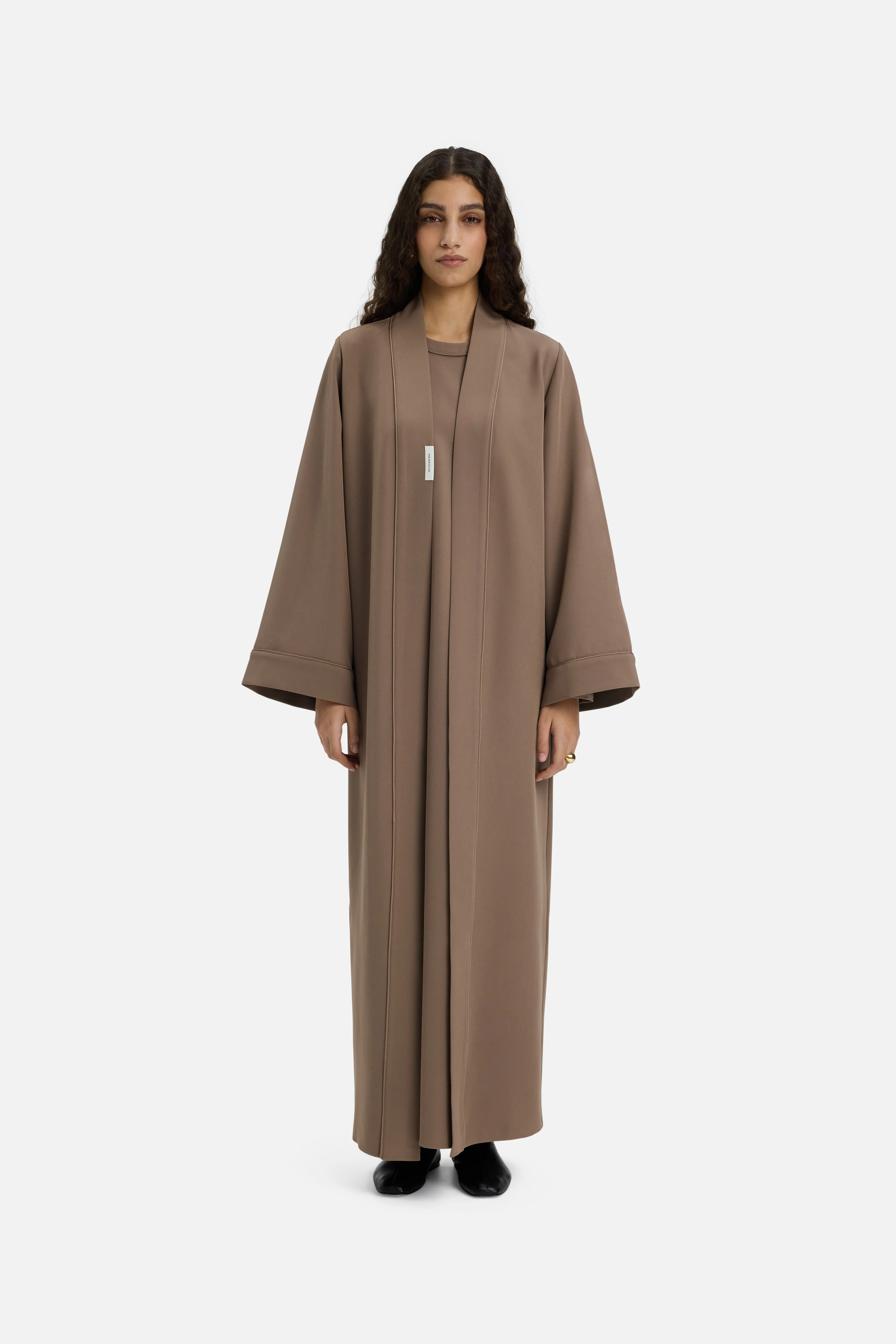 Essential Abaya  Short | Taupe Rose