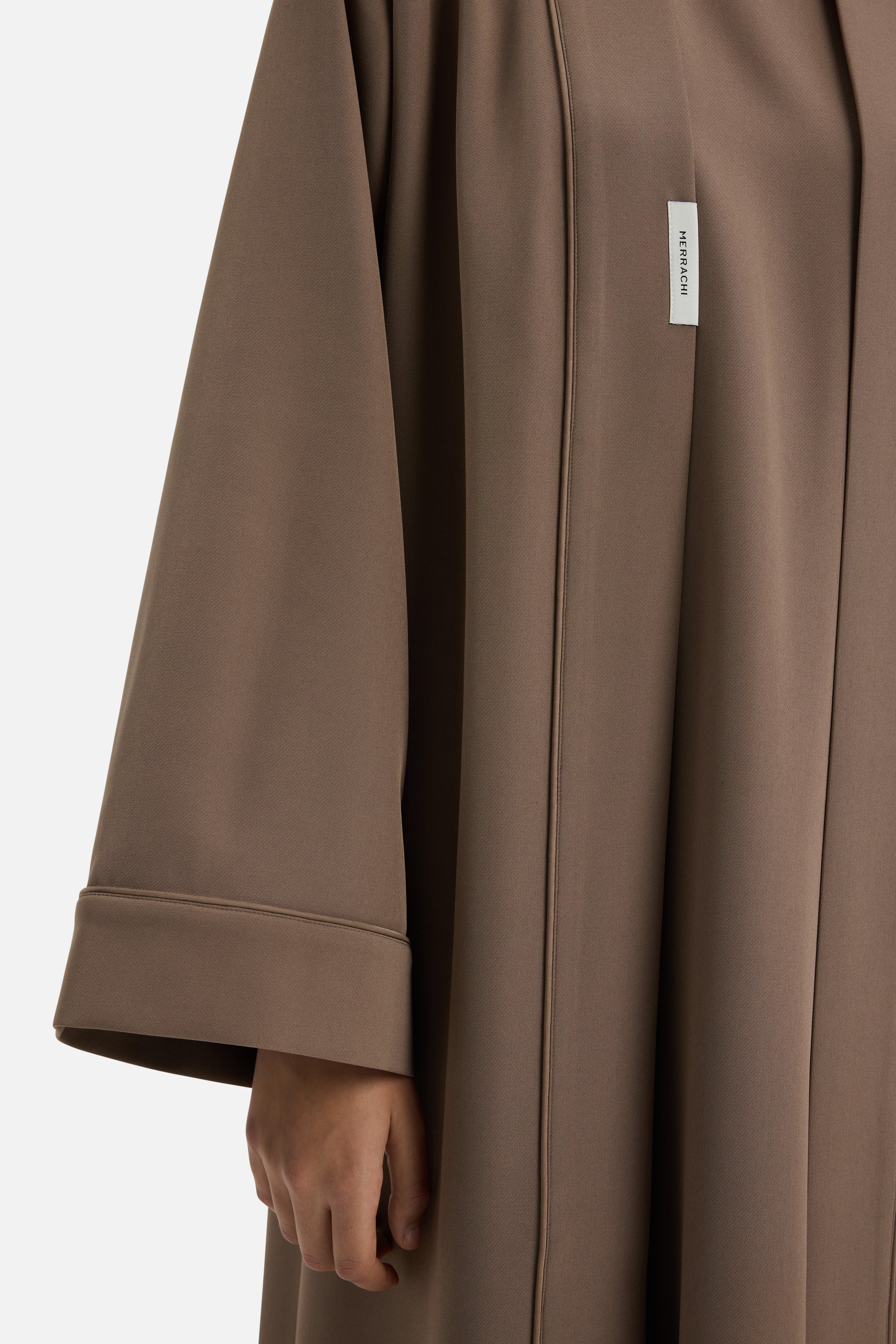 Essential Abaya  Short | Taupe Rose - Image 3