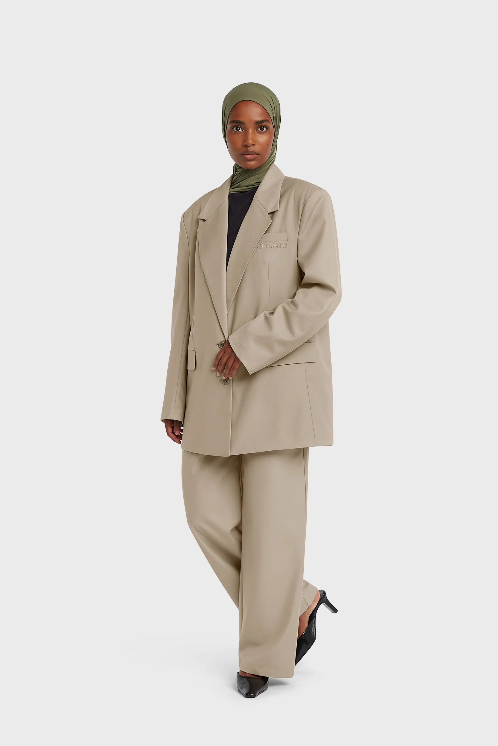 Essential Blazer | Mink - Image 2