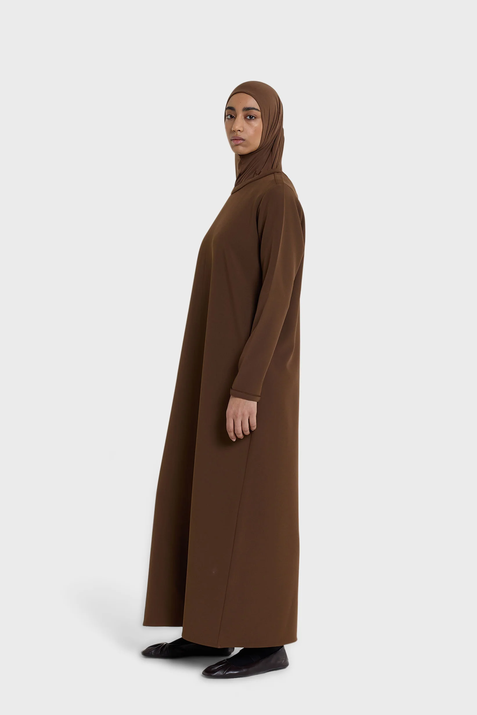 Essential Dress | Deep Brown - Image 2