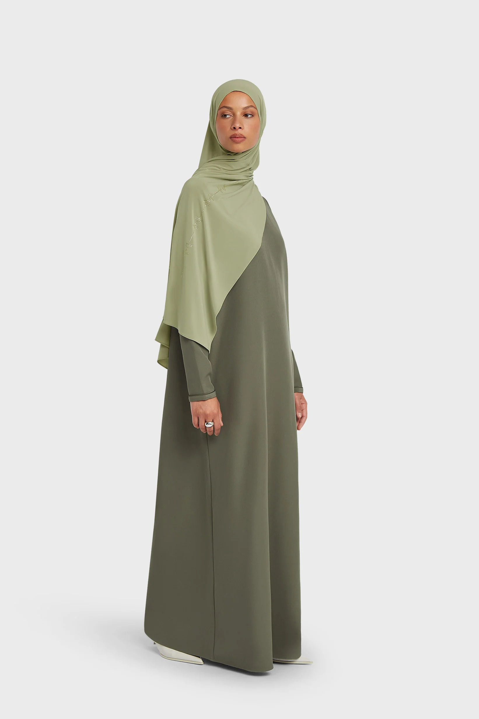 Essential Dress Short | Dusty Olive - Image 2