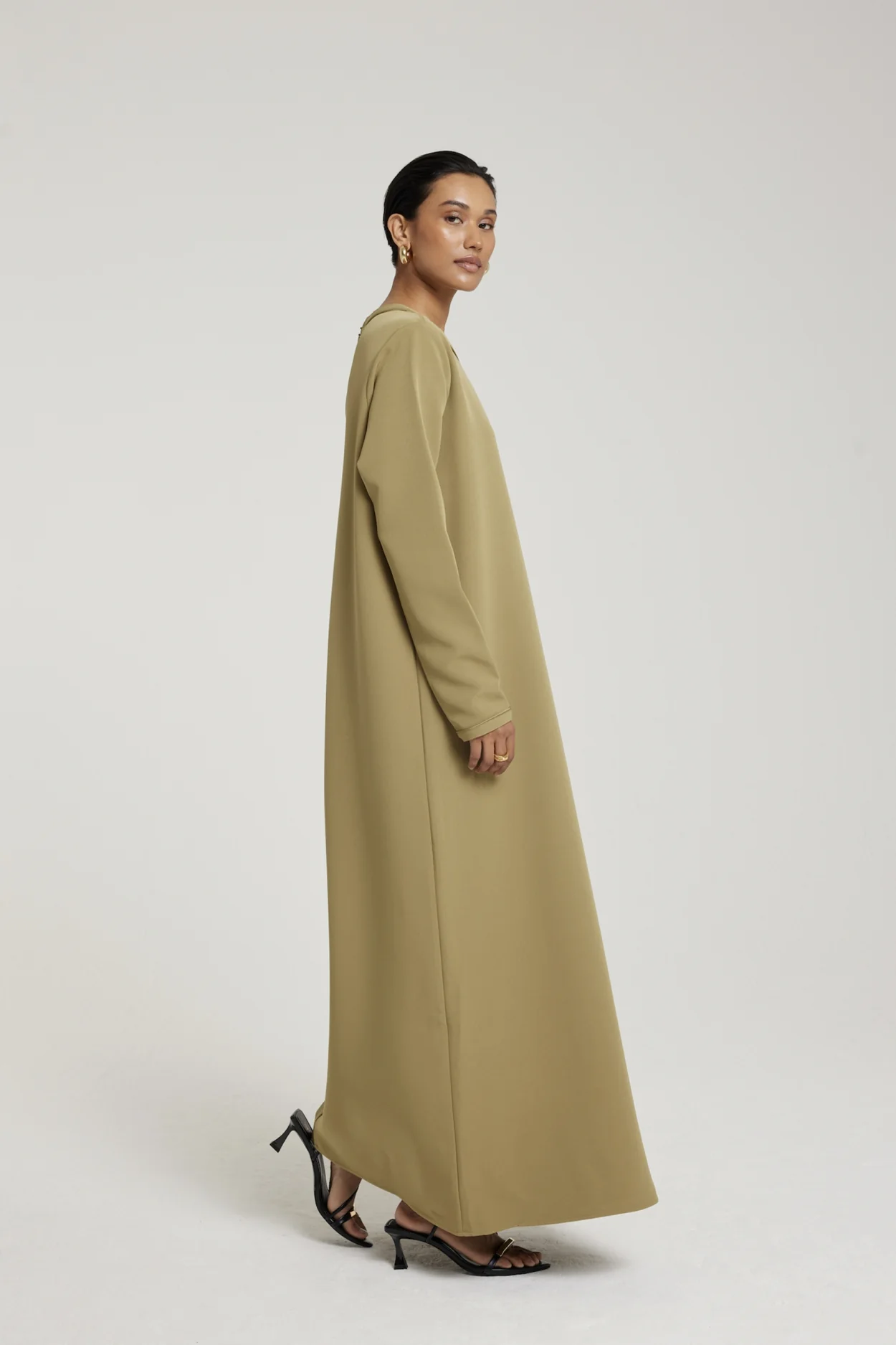Essential Dress - Short | Khaki Green - Image 2