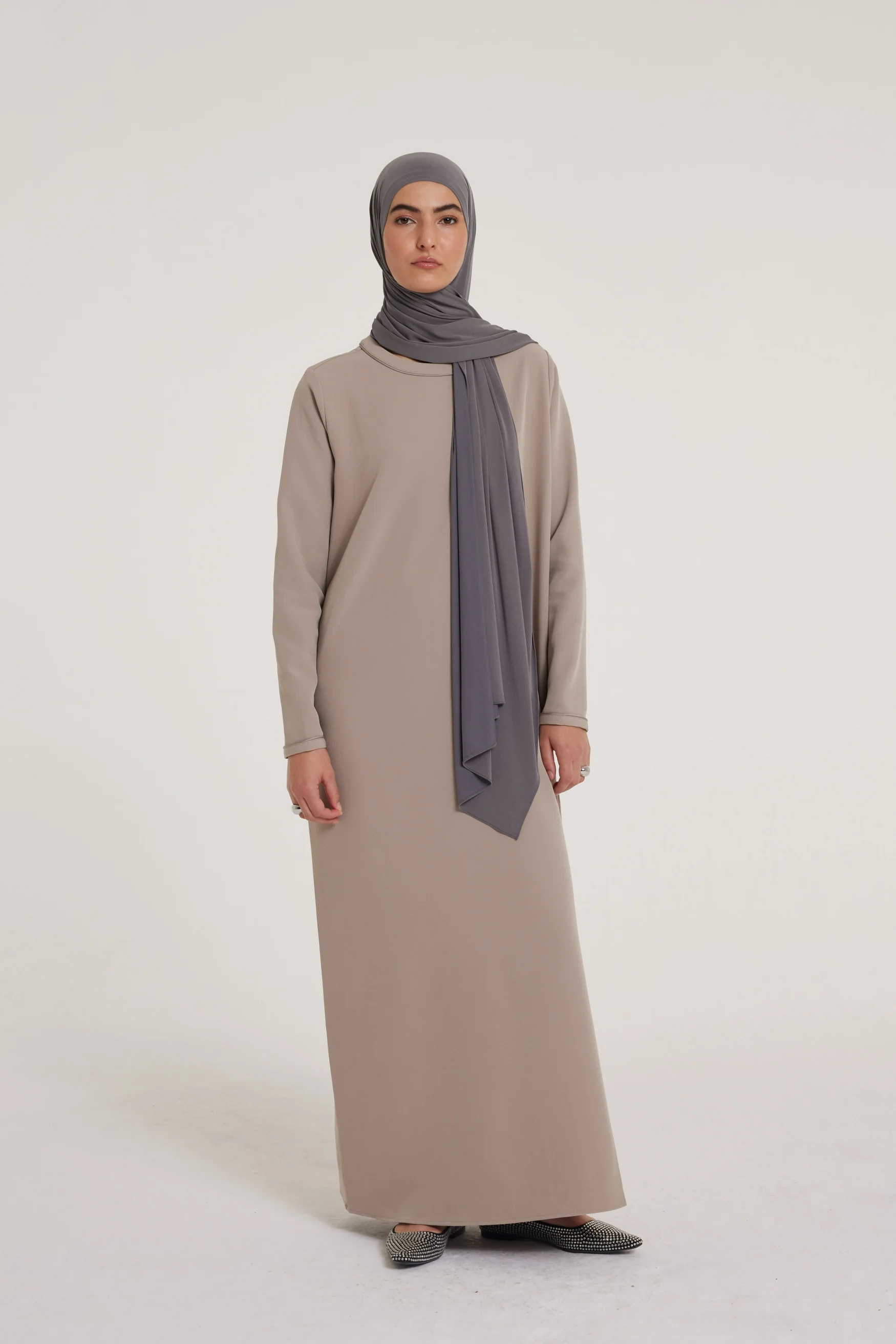 Essential Dress - Short | Taupe