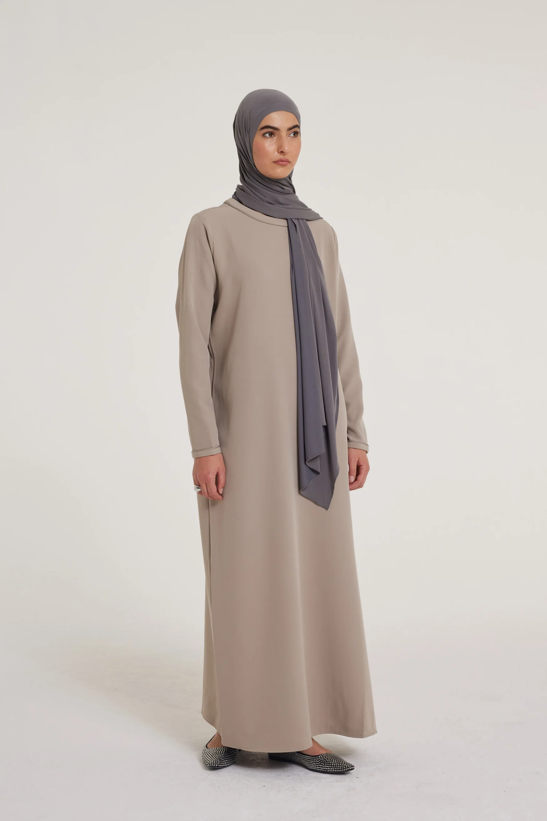 Essential Dress - Short | Taupe - Image 2