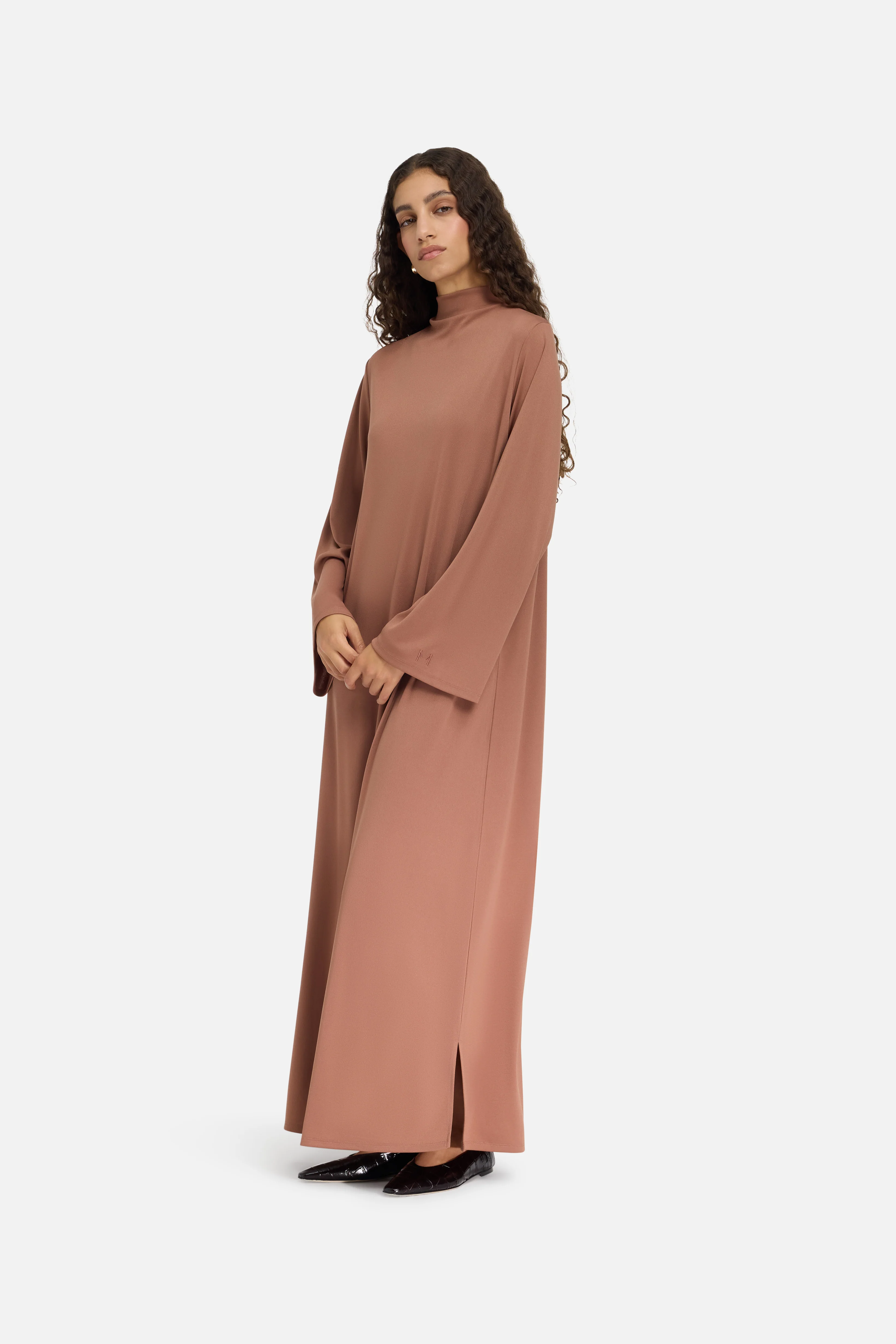 Essential Jersey Dress Regular | Fig - Image 2