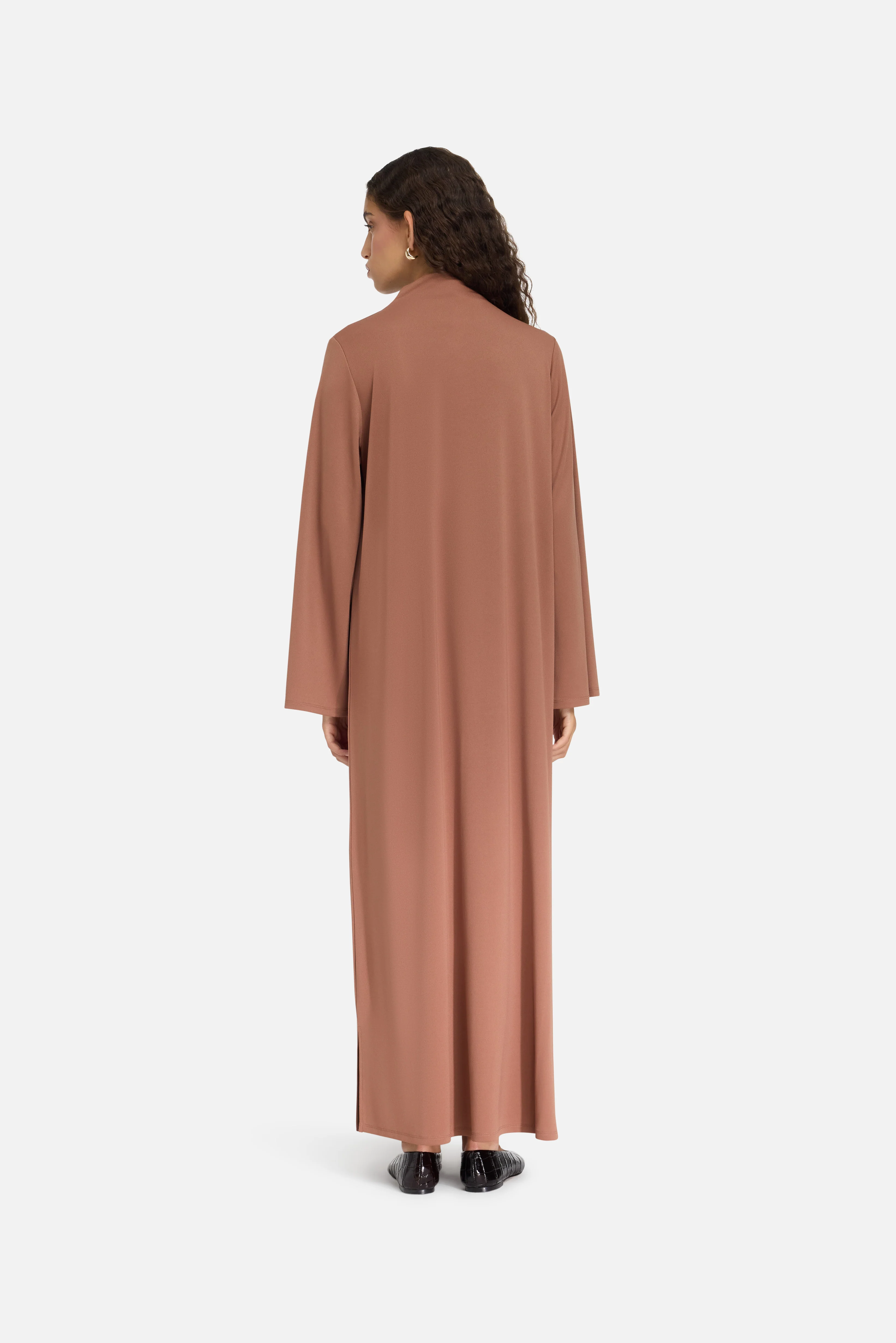 Essential Jersey Dress Regular | Fig - Image 3