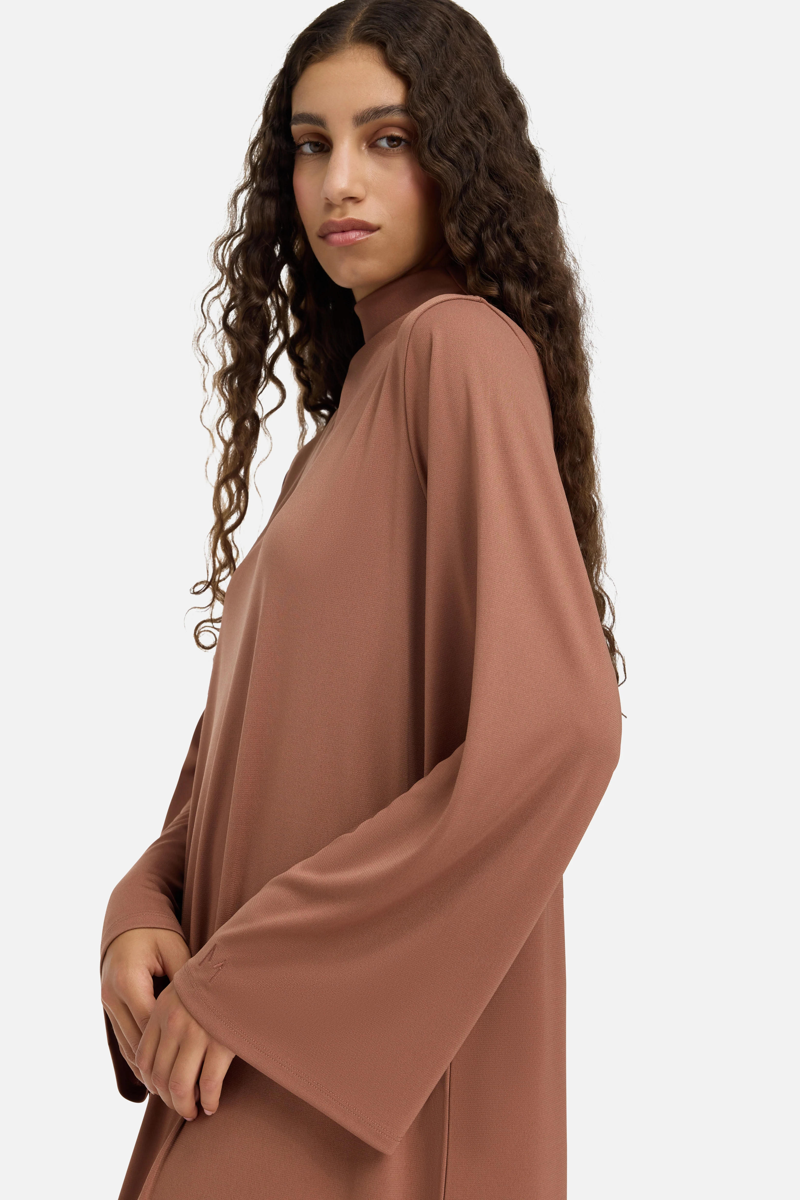 Essential Jersey Dress Regular | Fig - Image 4