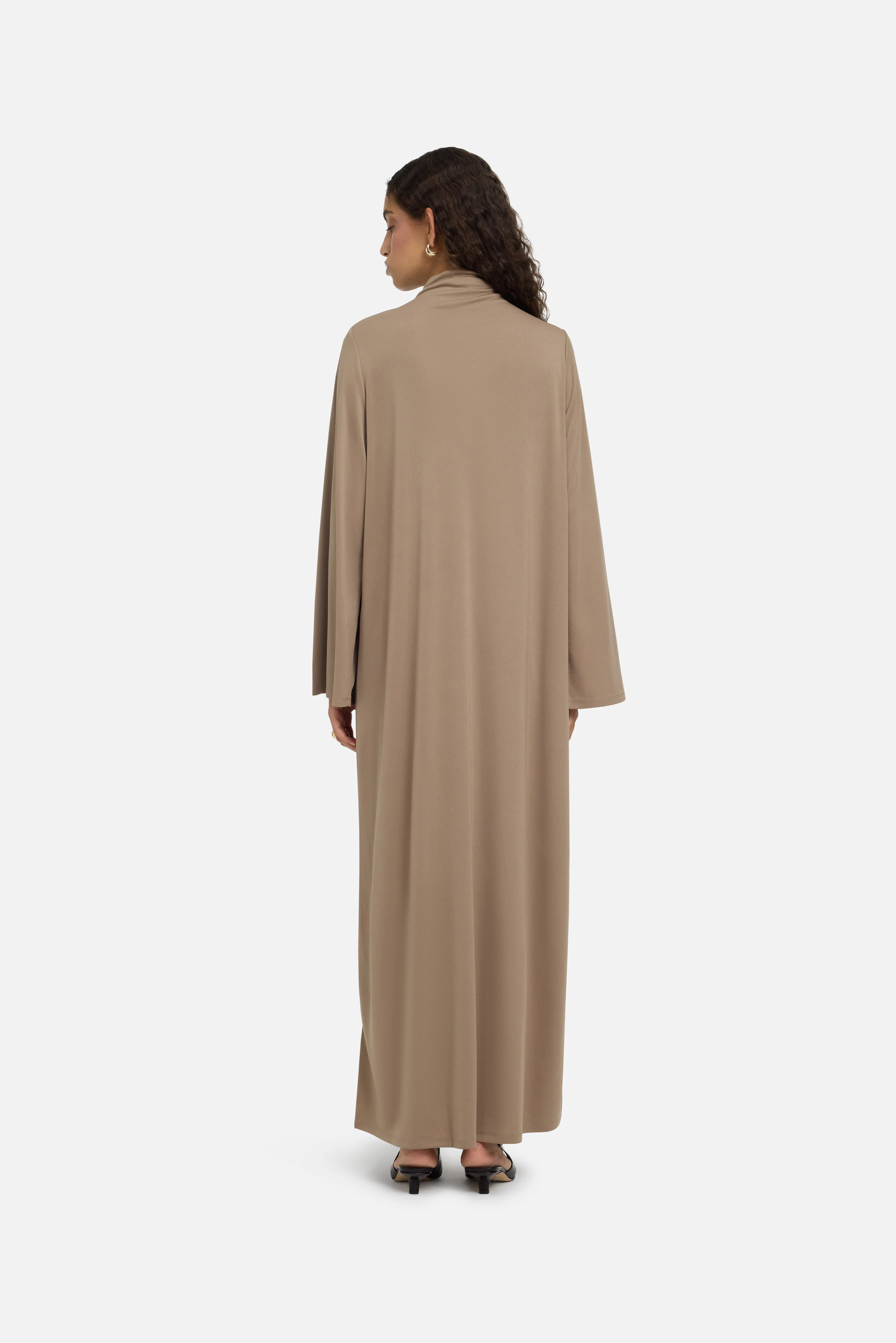 Essential Jersey Dress Short | Khaki - Image 3