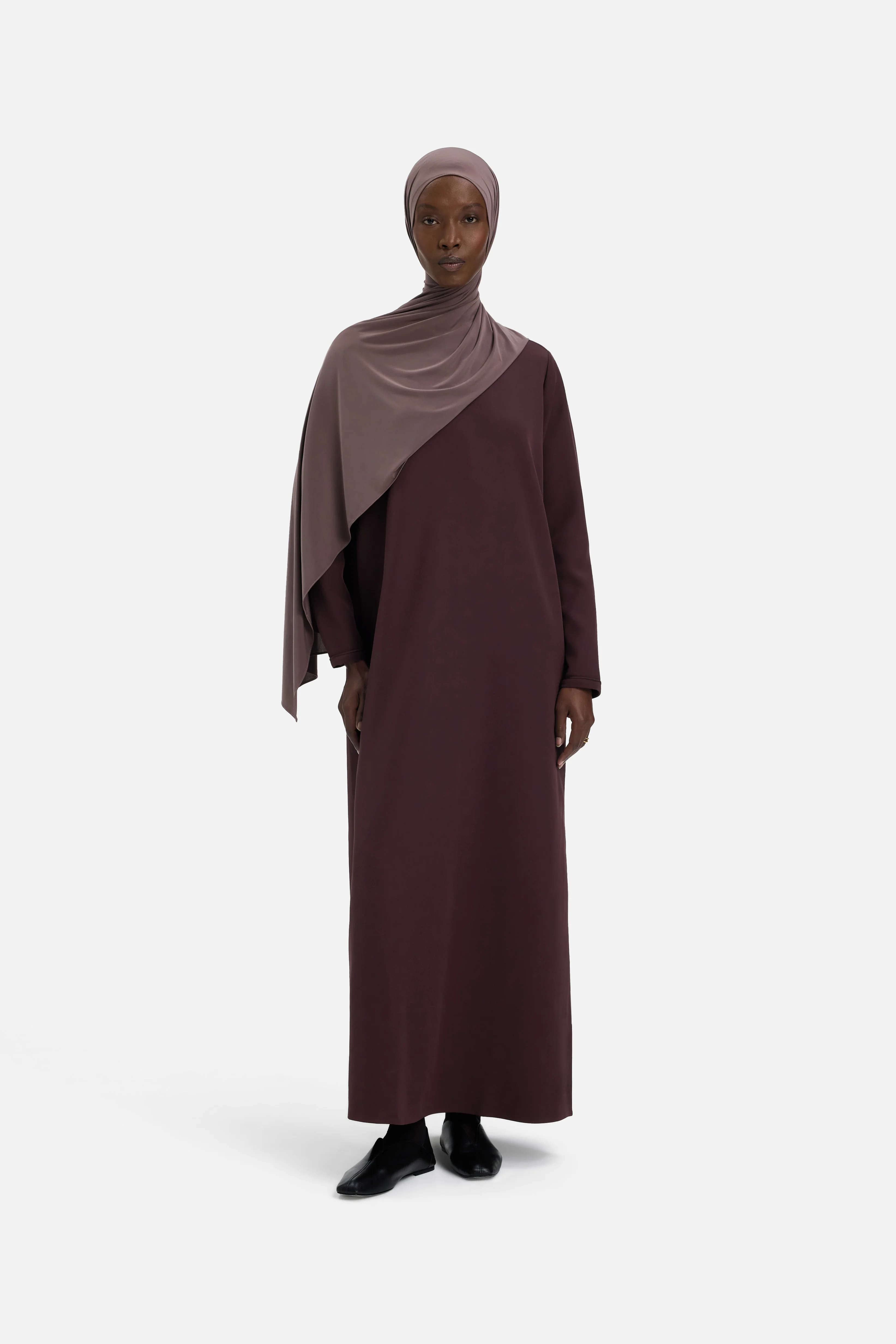 Essential Jersey Dress Regular | Vintage Purple