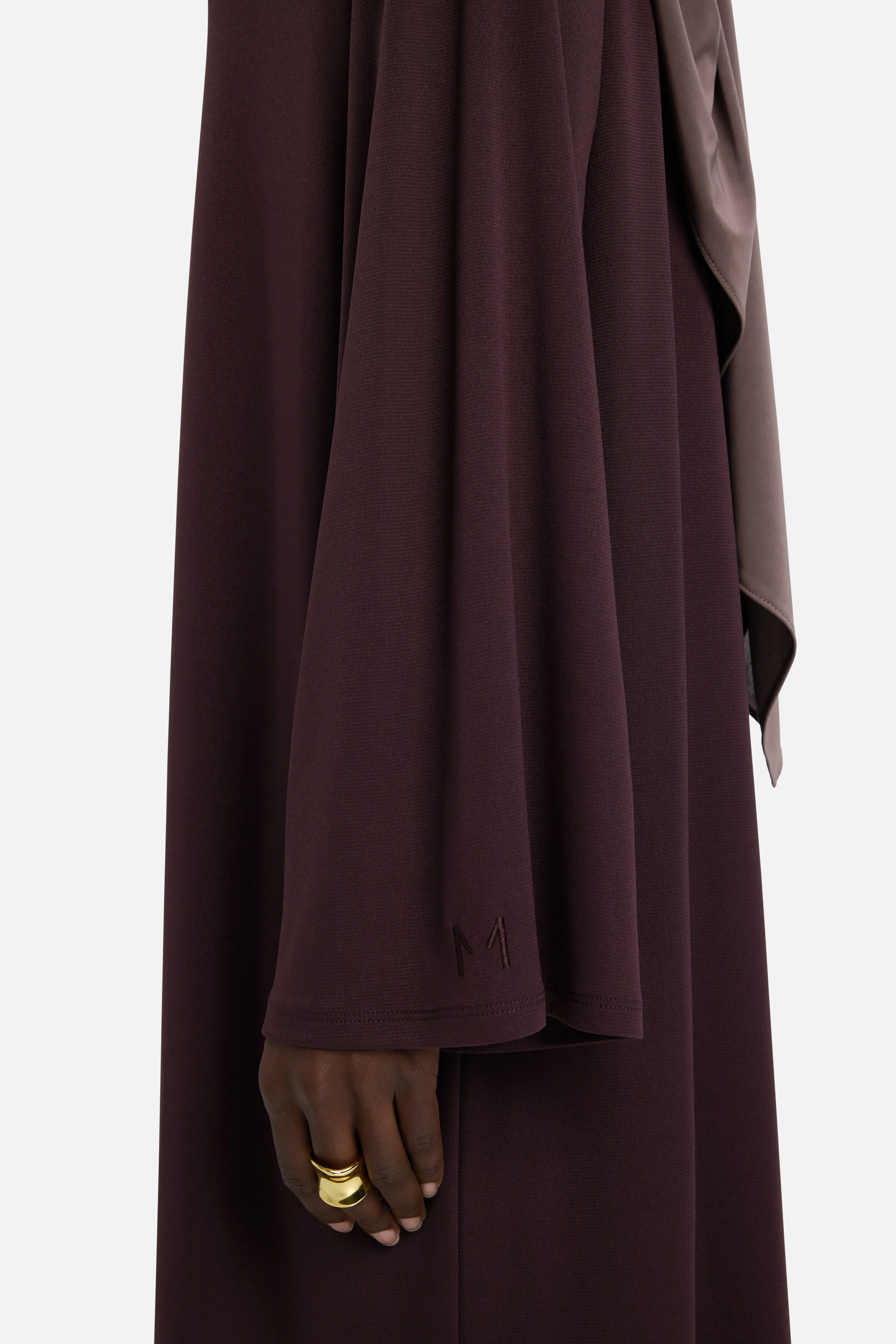 Essential Jersey Dress Regular | Vintage Purple - Image 3