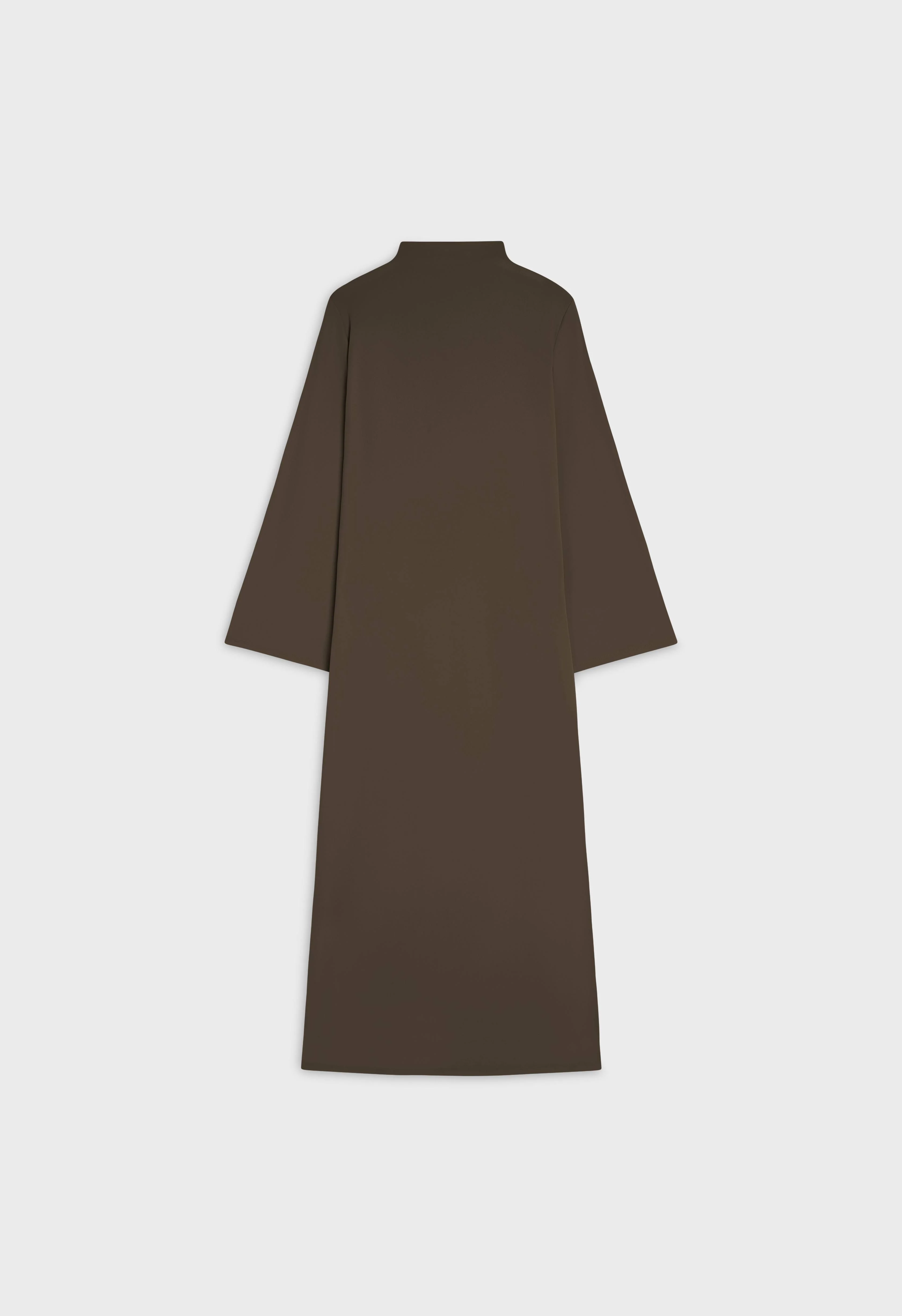 Essential Jersey Dress Short | Deep Brown - Image 3