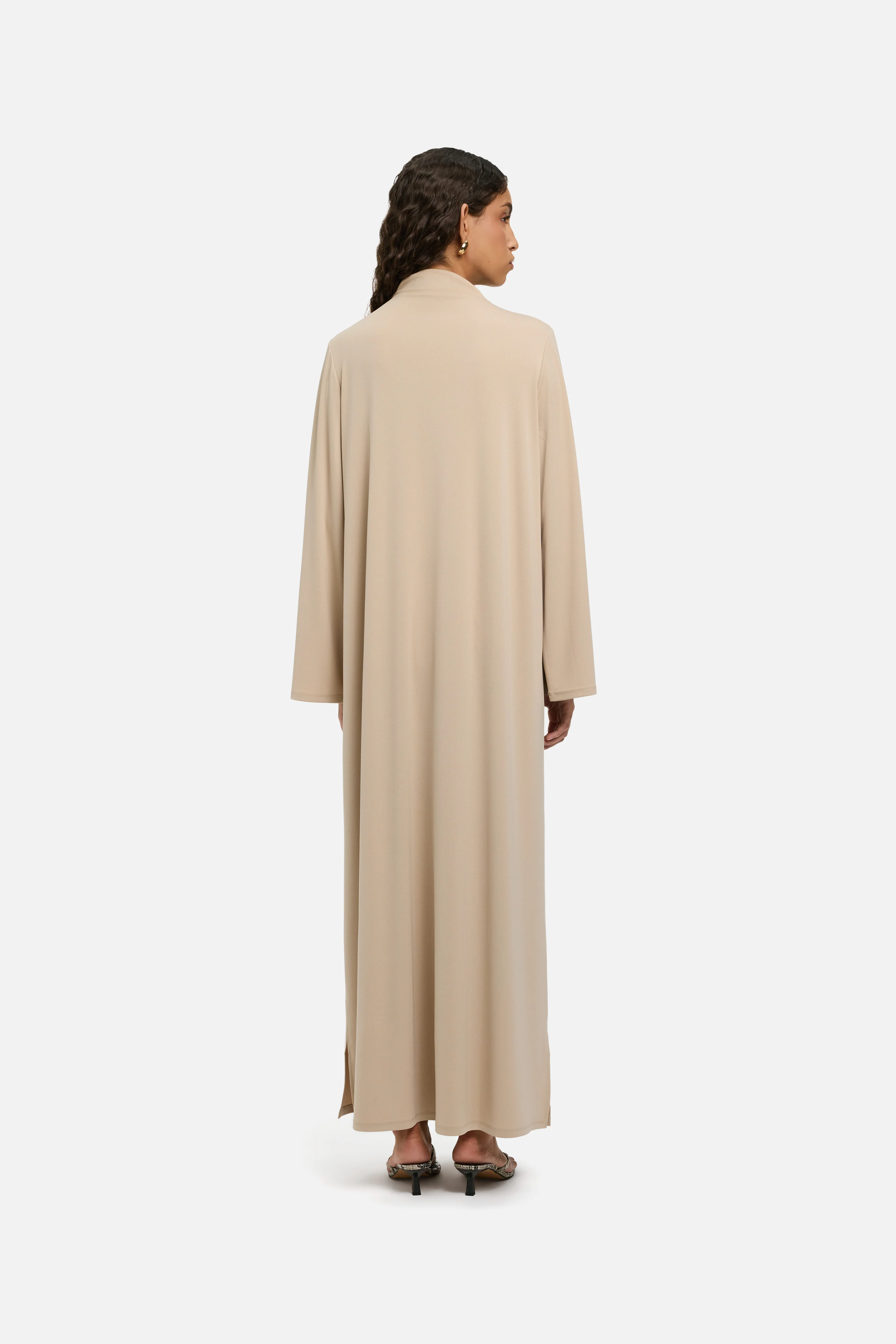 Essential Jersey Dress Short | Oat - Image 3