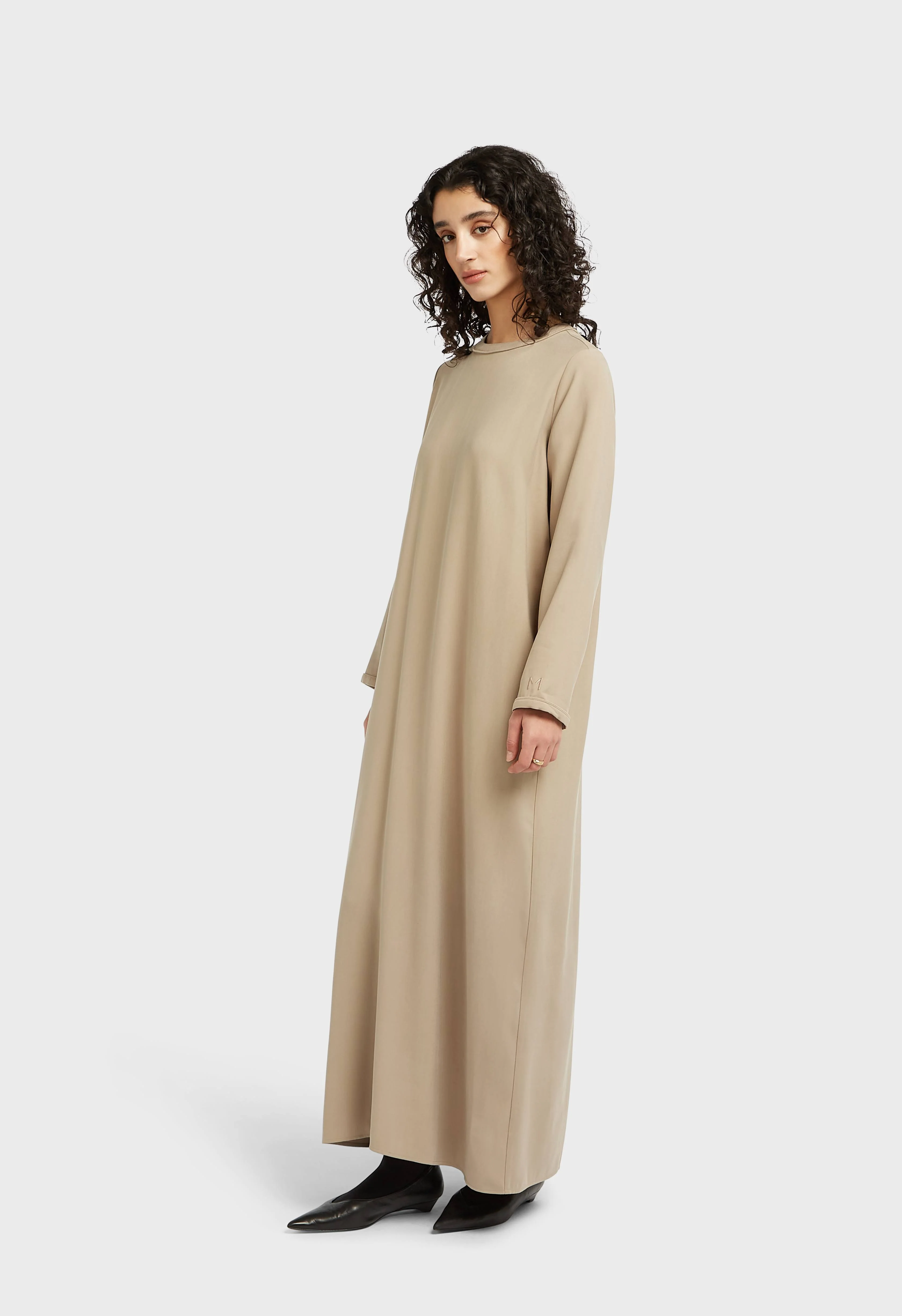 Essential Soft Woven Dress Regular | Mocha - Image 2