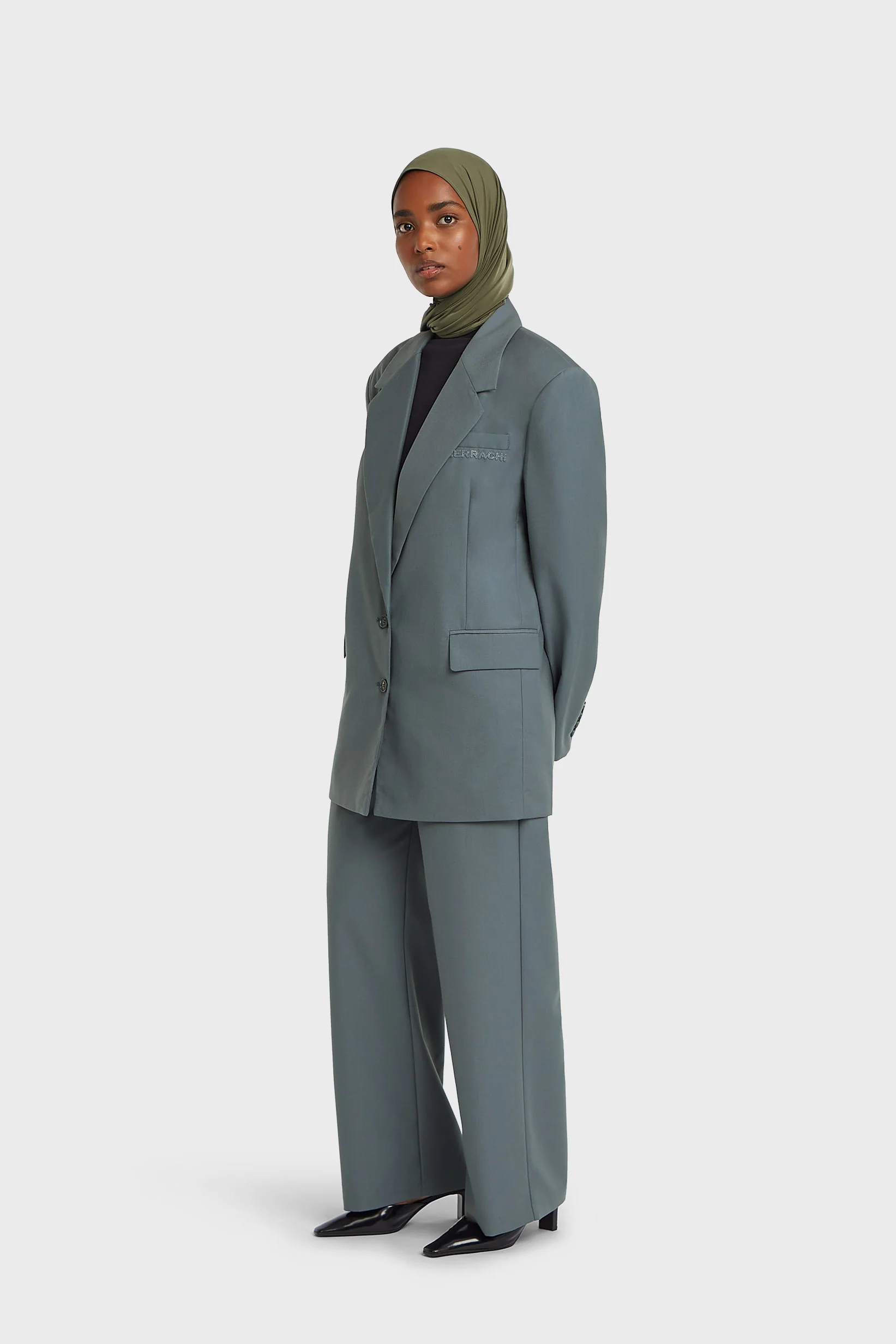 Essential Tailored Pants | Dusty Indigo - Image 2
