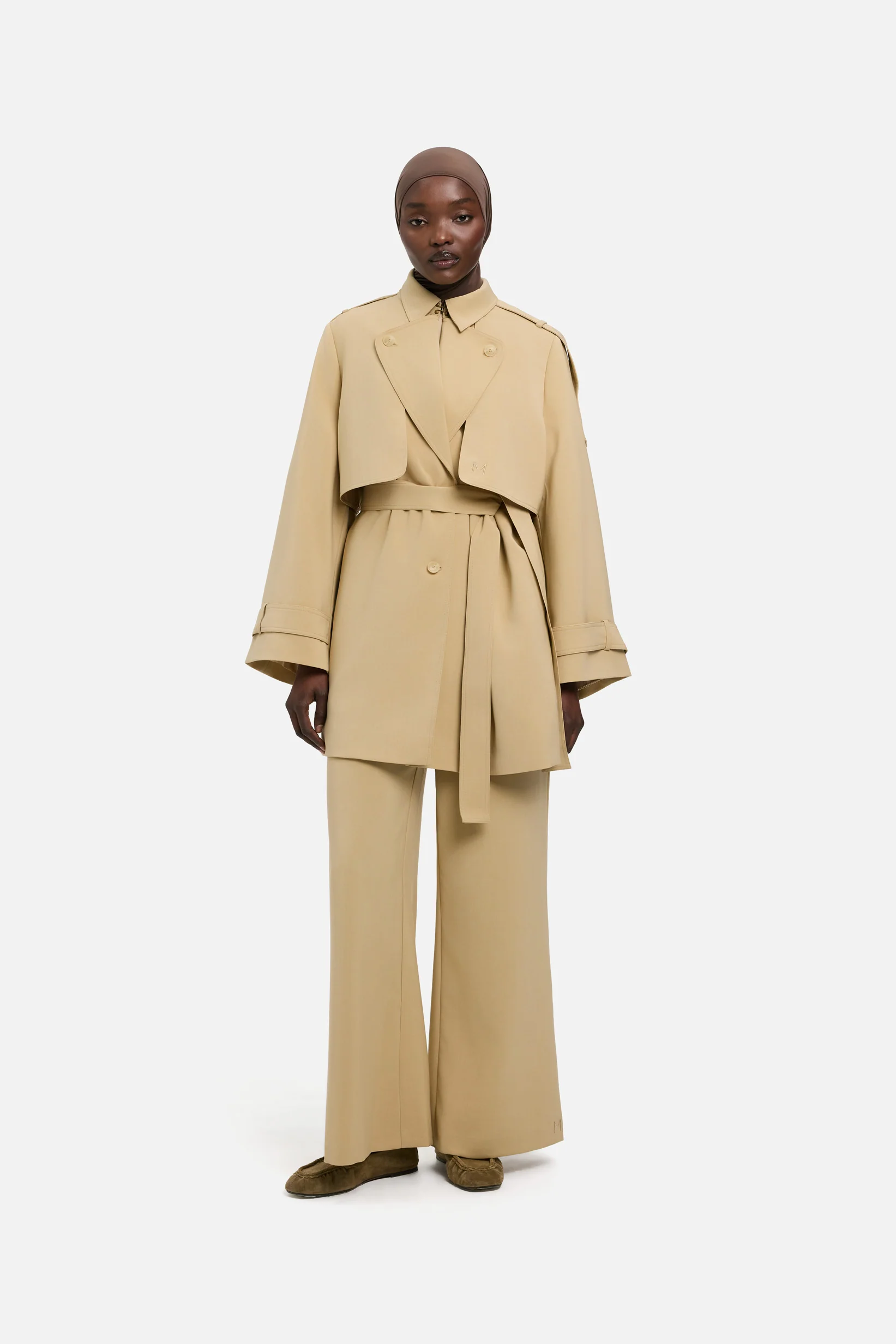 Flared Trousers | Desert Clay