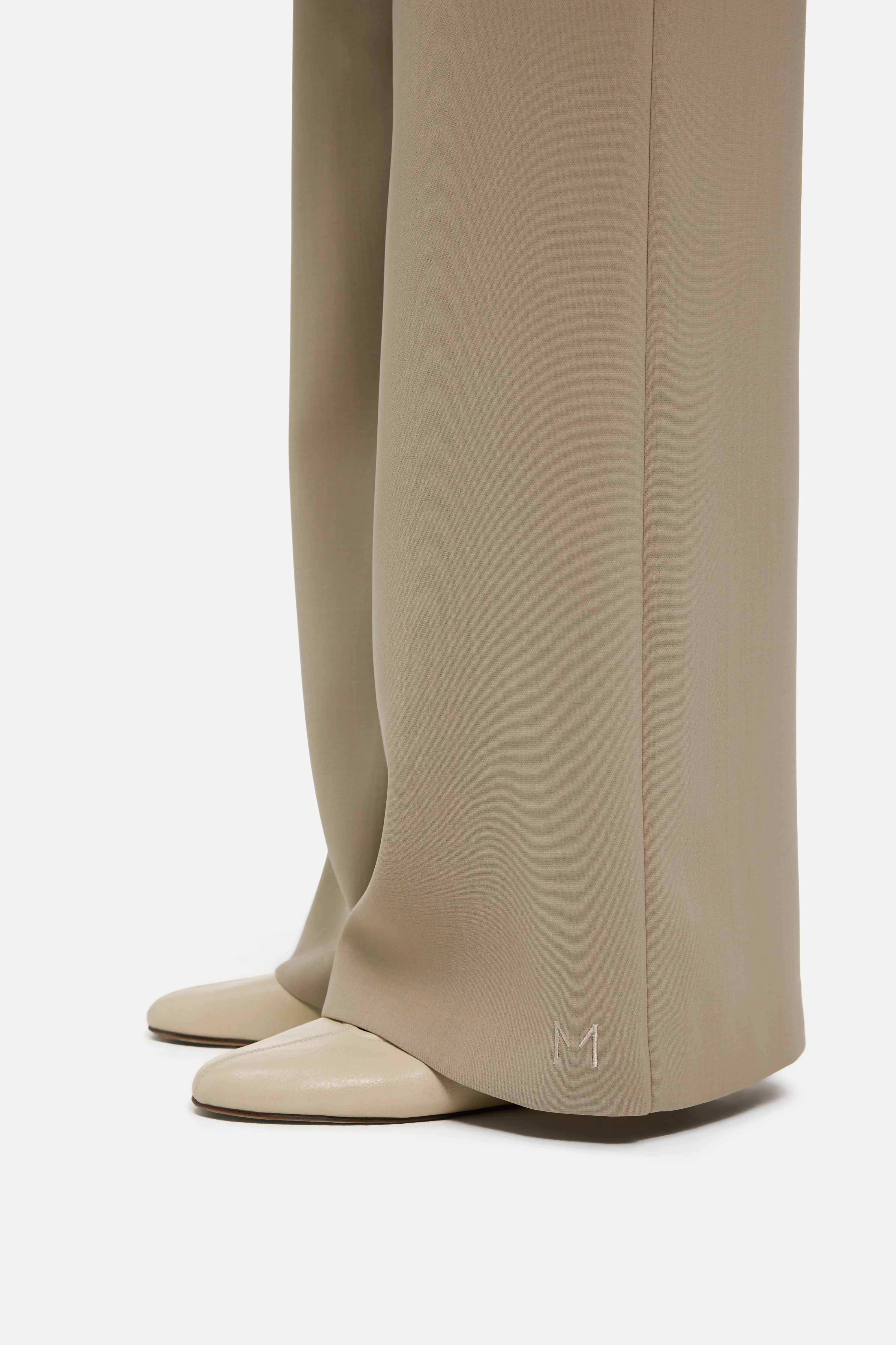 Flared Trousers | Mocha - Image 4