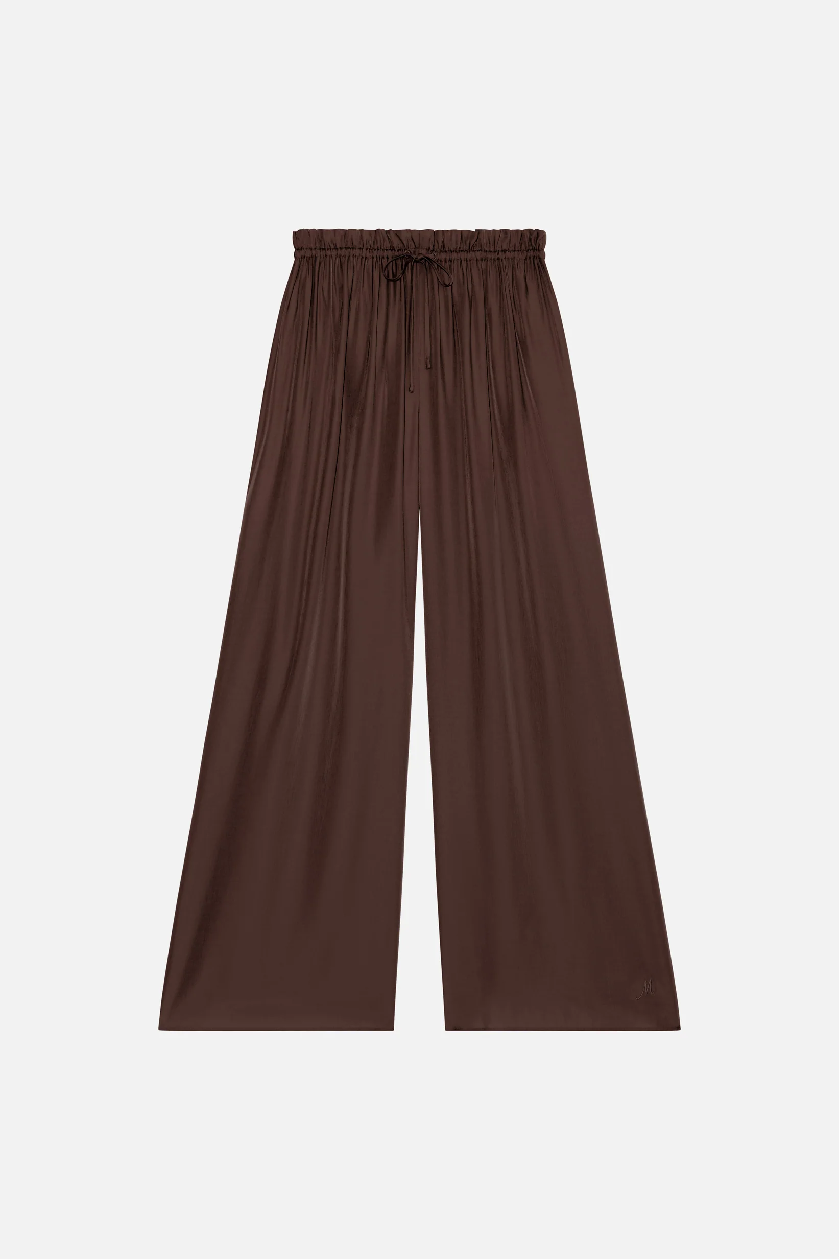 Flowy Loose Fit Trousers | Burnt Mocha - Image 5