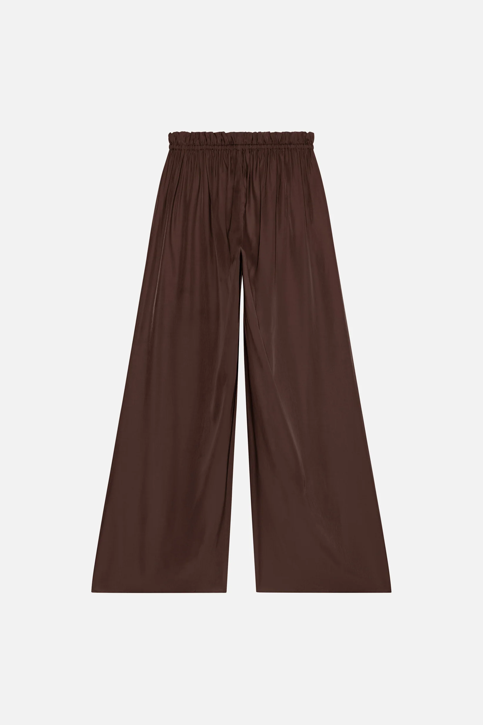 Flowy Loose Fit Trousers | Burnt Mocha - Image 6